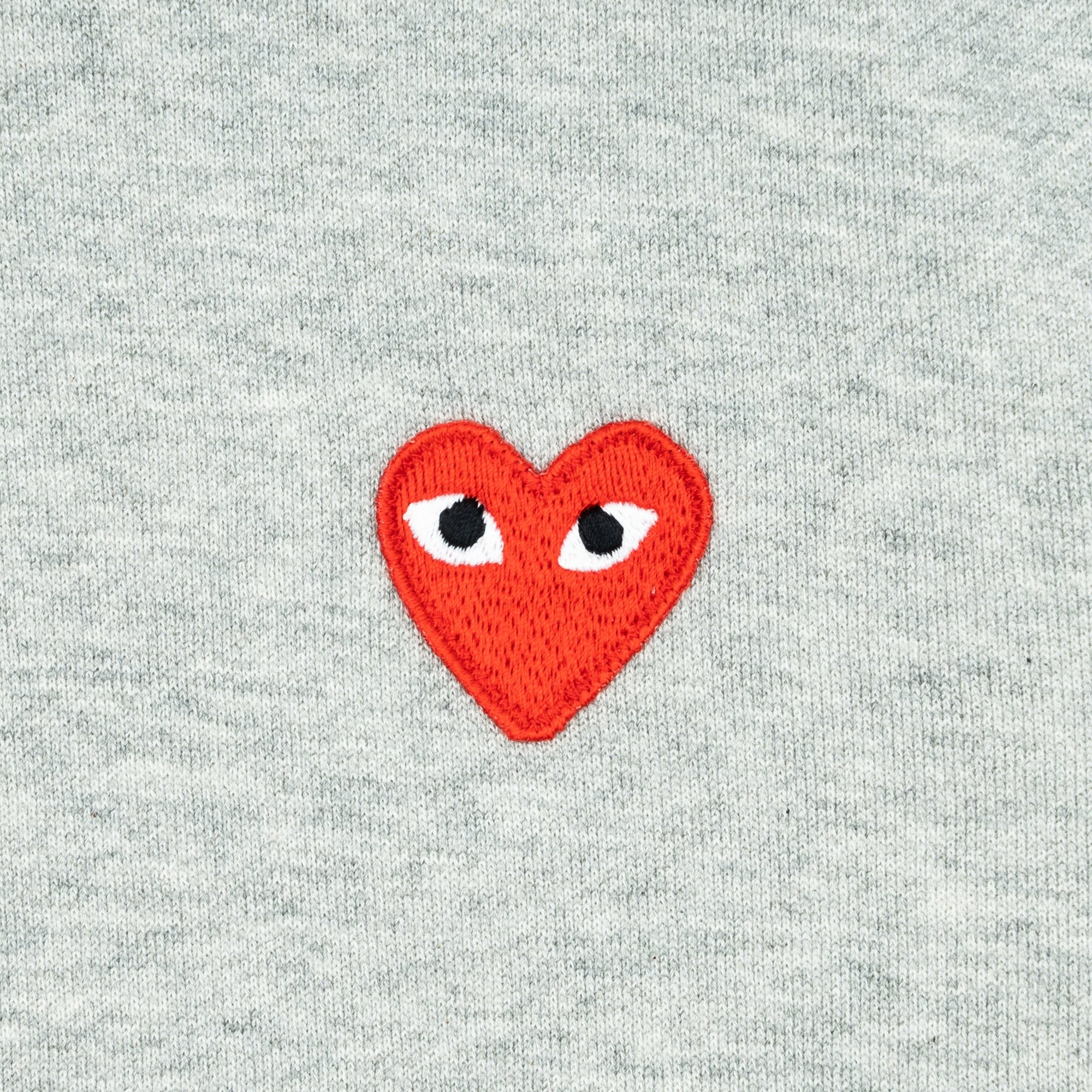 Big Red Heart Full Zip Hoodie Comme des garcons – Гарантія оригінальності – детальний вид
