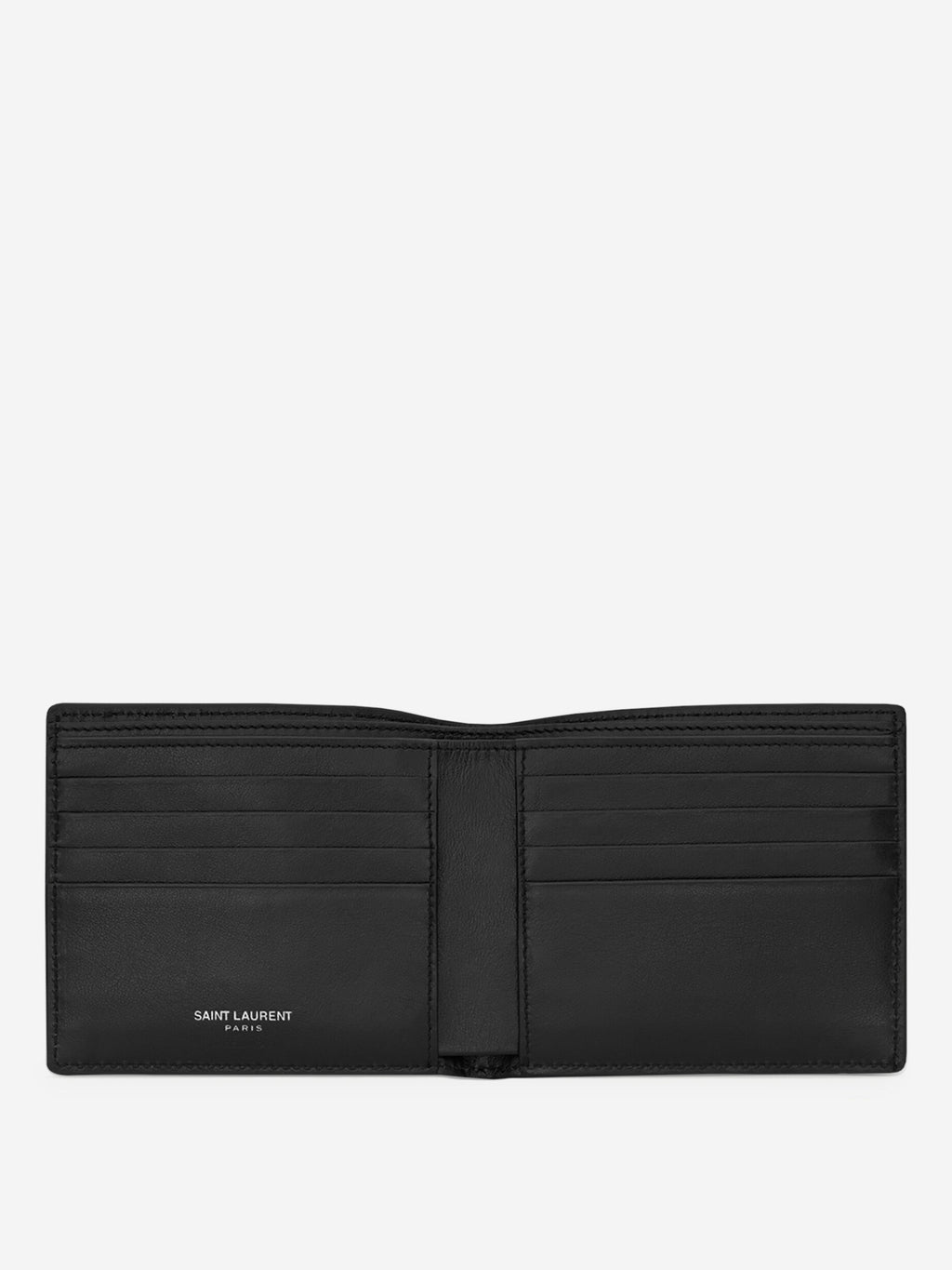 Logo Leather Wallet Saint laurent – Гарантія оригінальності – вид ззаду