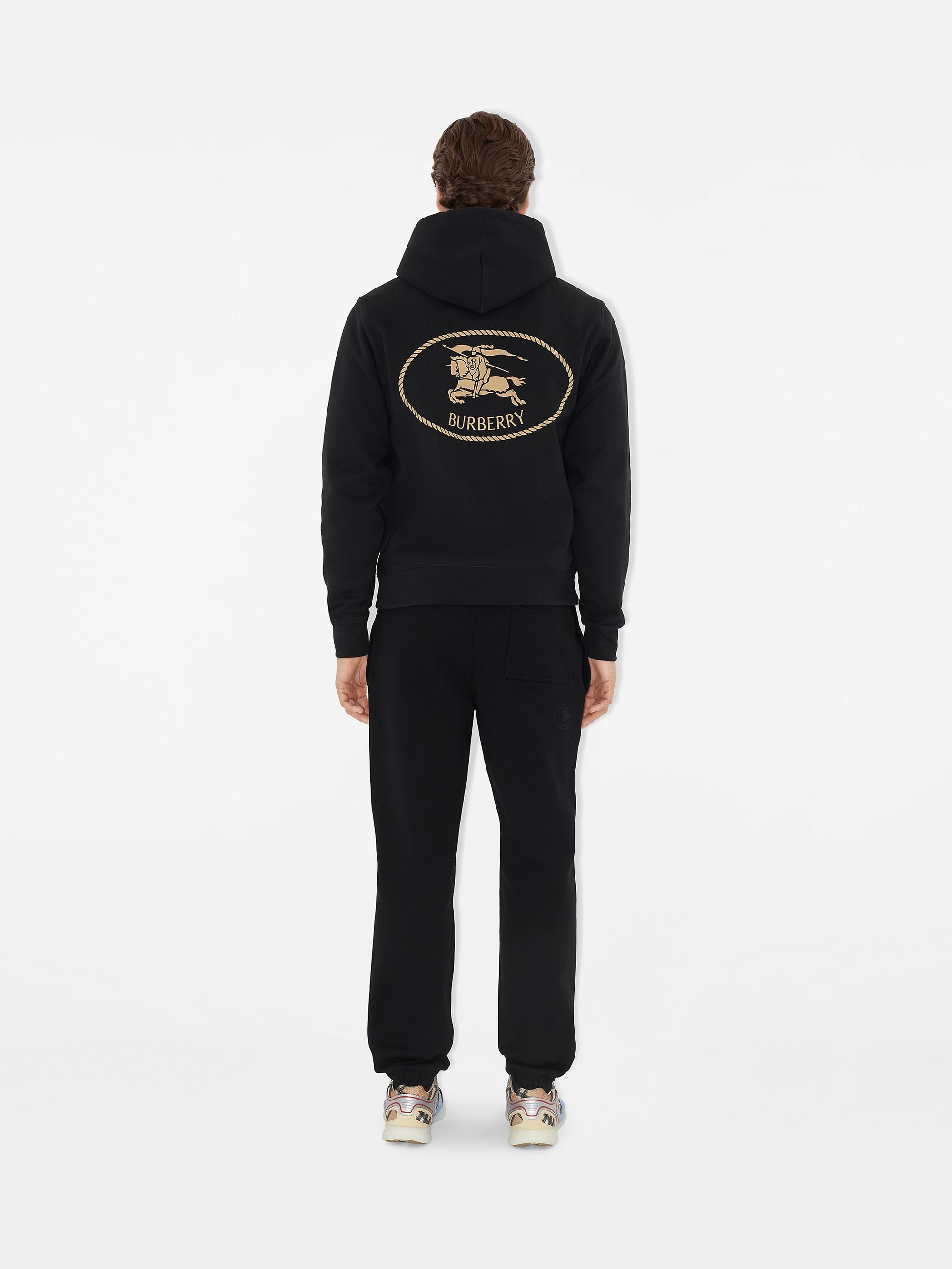 Knight Stamp Hoodie BURBERRY оригінал – Купити в Україні – вид ззаду