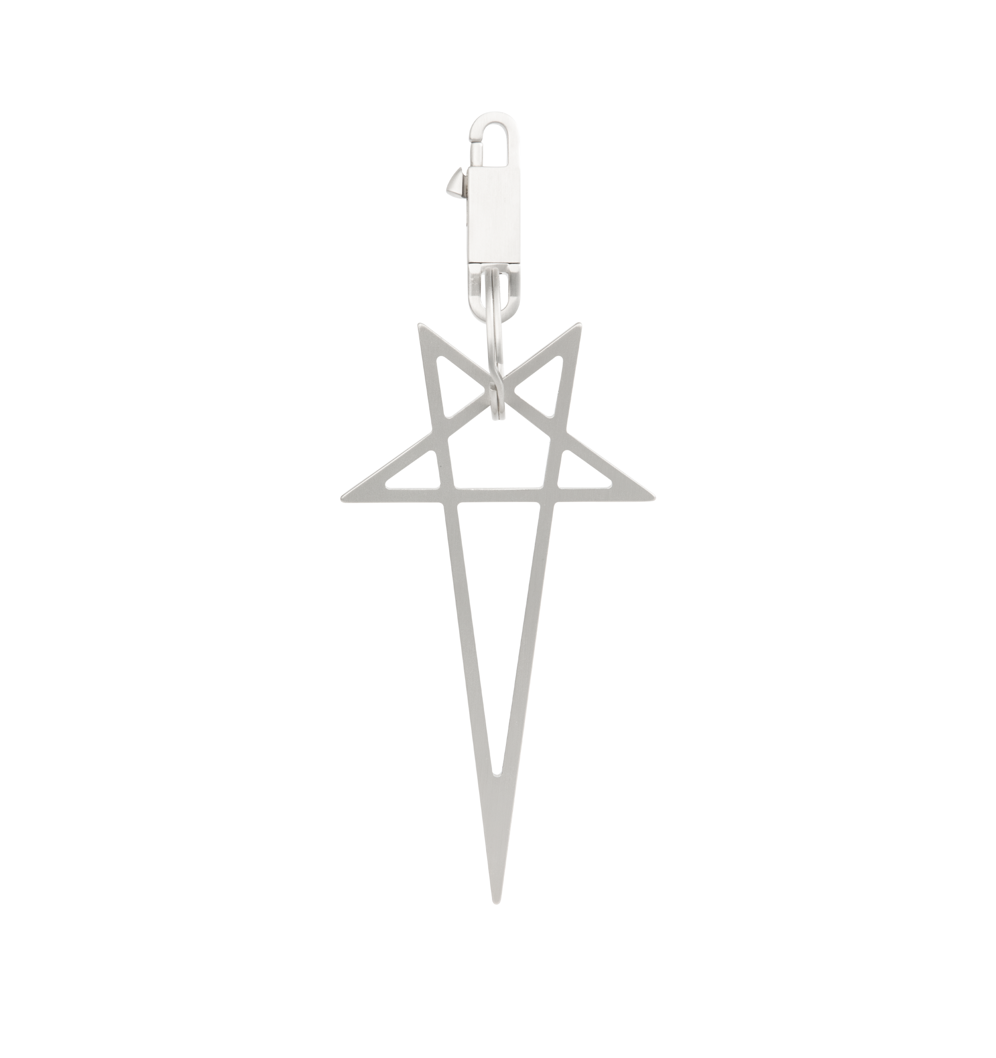 Big Pentagram Keychain Rick owens – Гарантія оригінальності – боковий вид
