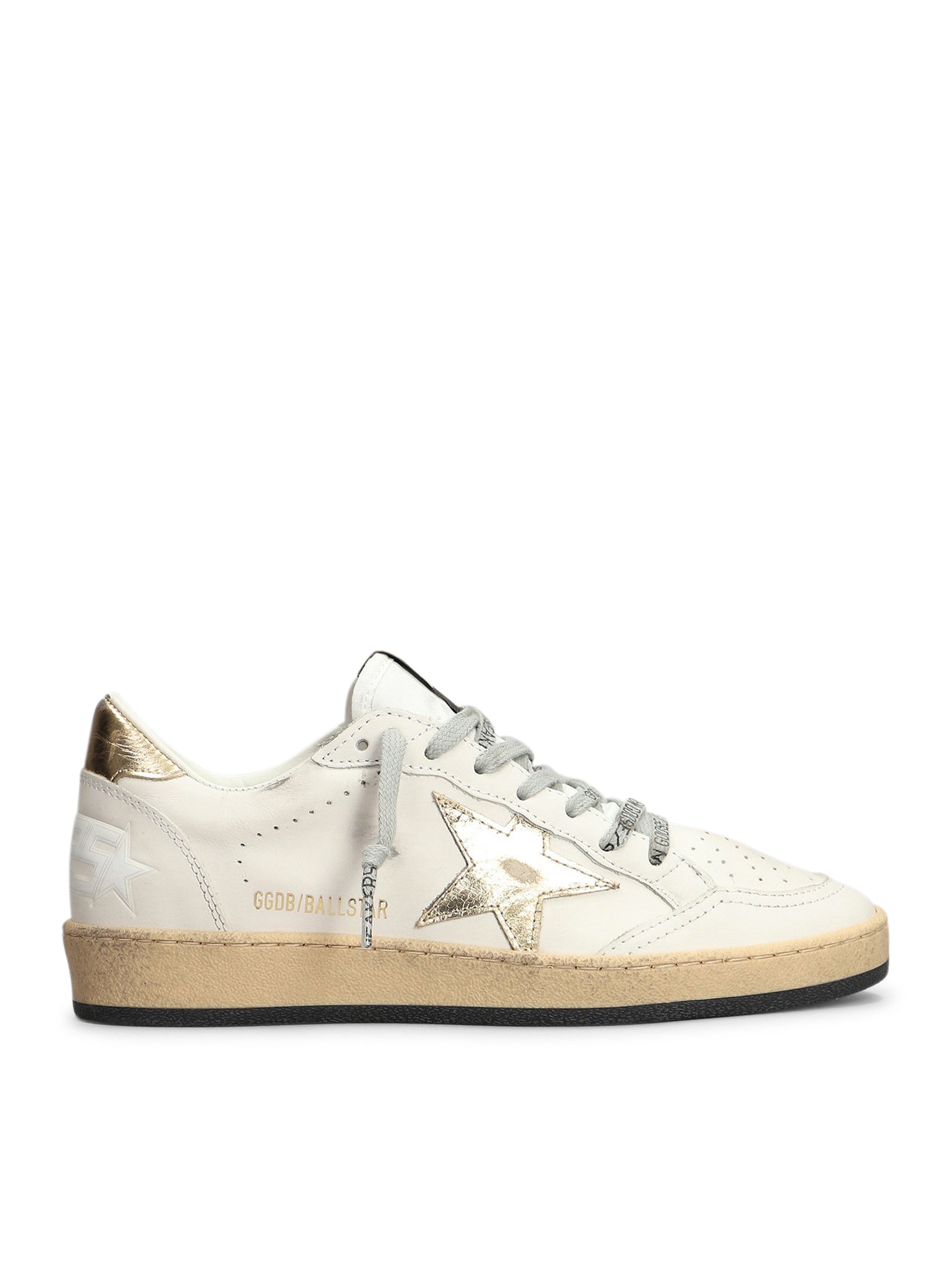 Ballstar Leather Sneakers Golden goose – Гарантія оригінальності – боковий вид