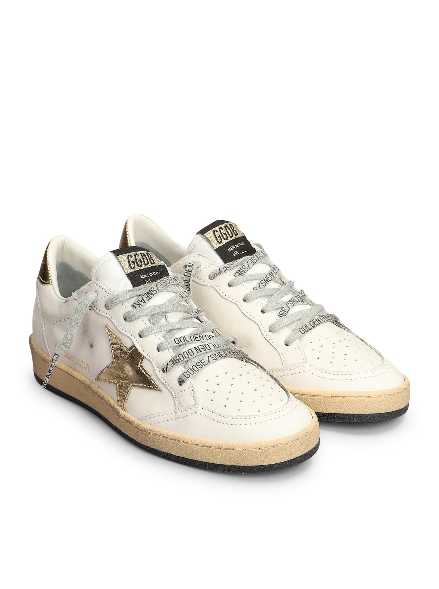 Ballstar Leather Sneakers Golden goose – Гарантія оригінальності – вид ззаду