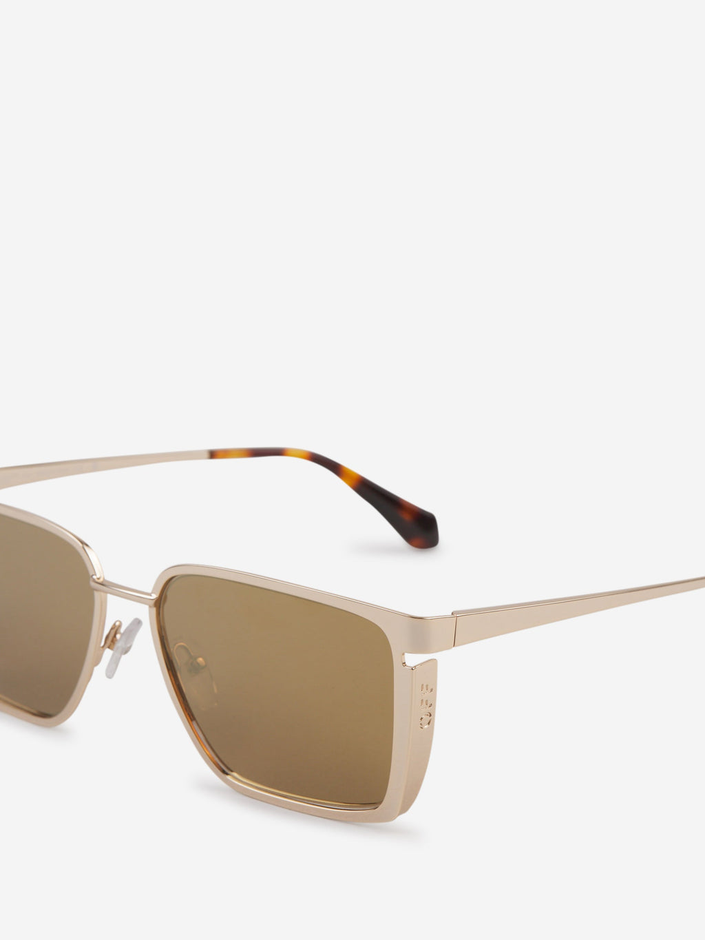 Rectangular Yoder Sunglasses Off-white – Гарантія оригінальності – детальний вид