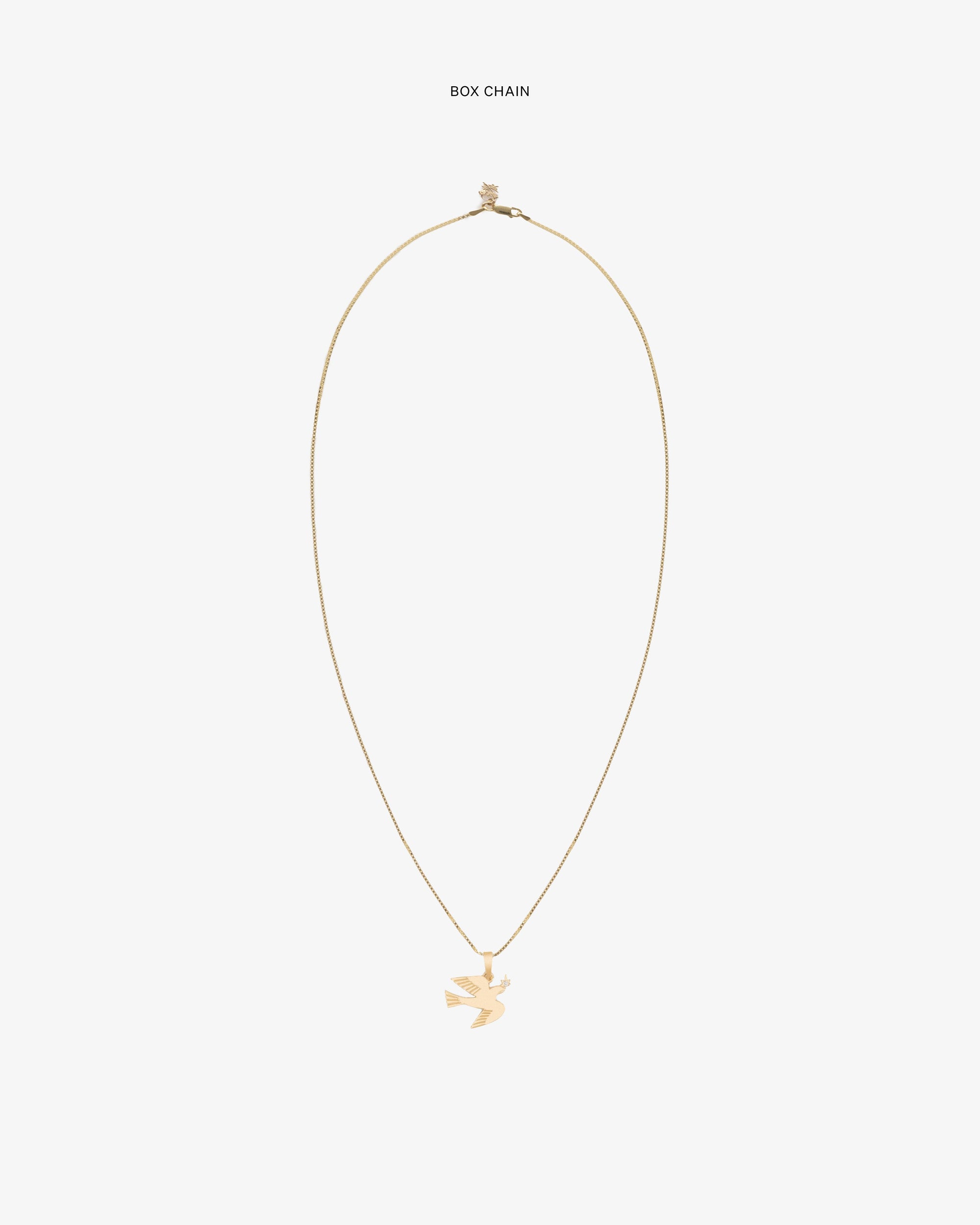 Оригінальна 14kt Gold Dove Pendant Aime leon dore – збільшений вид