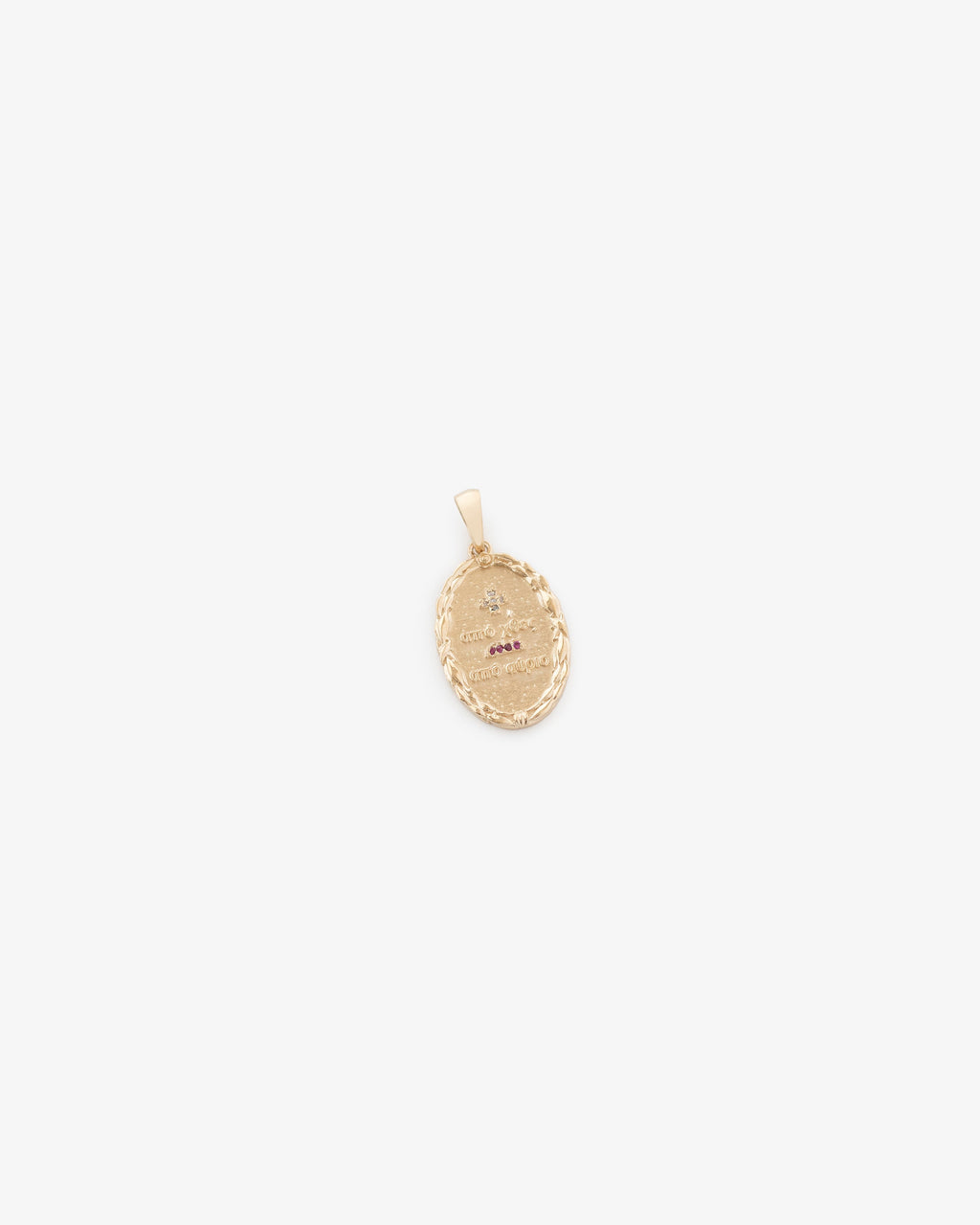 14kt Gold Love Poem Pendant Aime leon dore оригінал – Купити в Україні – вид ззаду