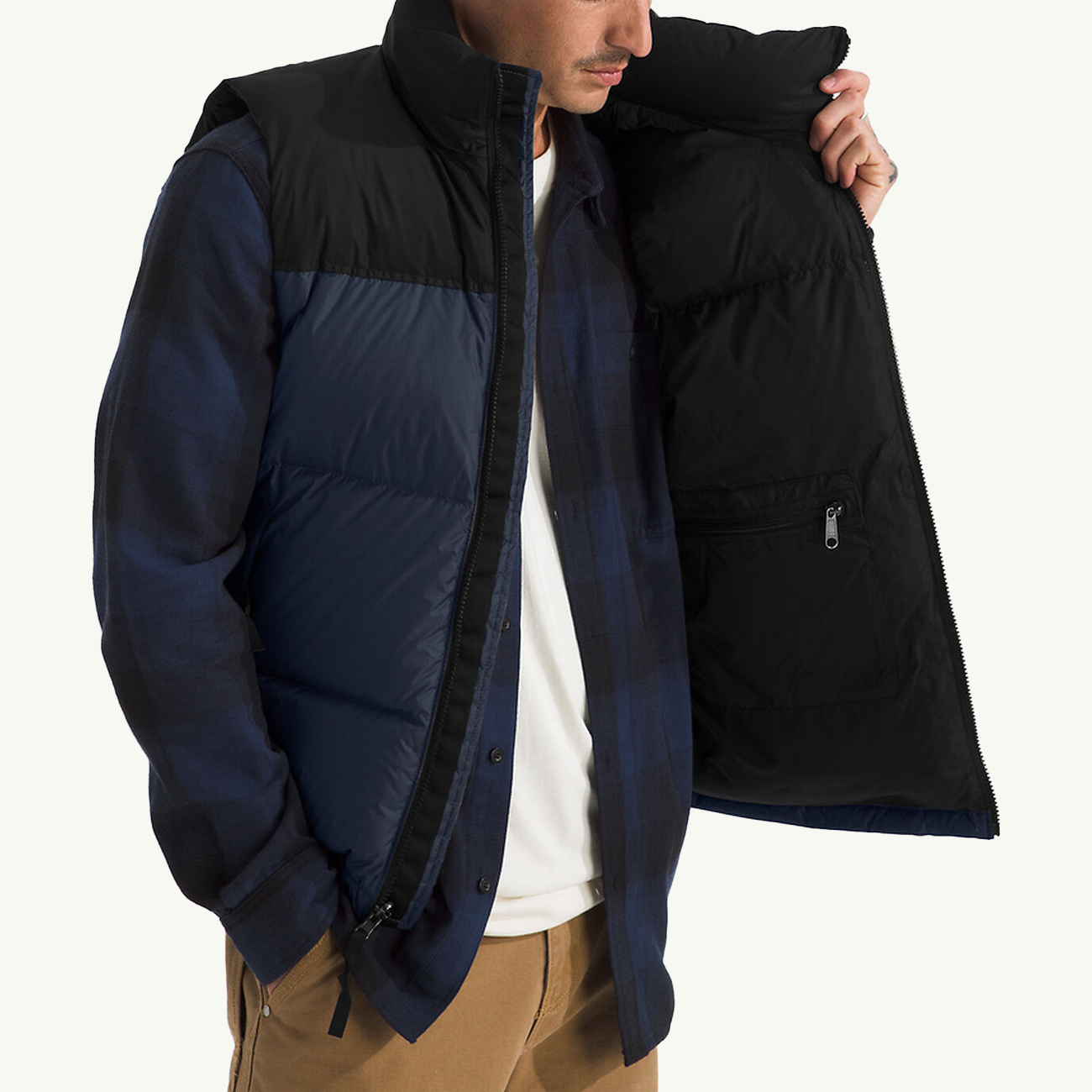 96 Retro Nuptse Vest The north face оригінал – Купити в Україні – збільшений вид