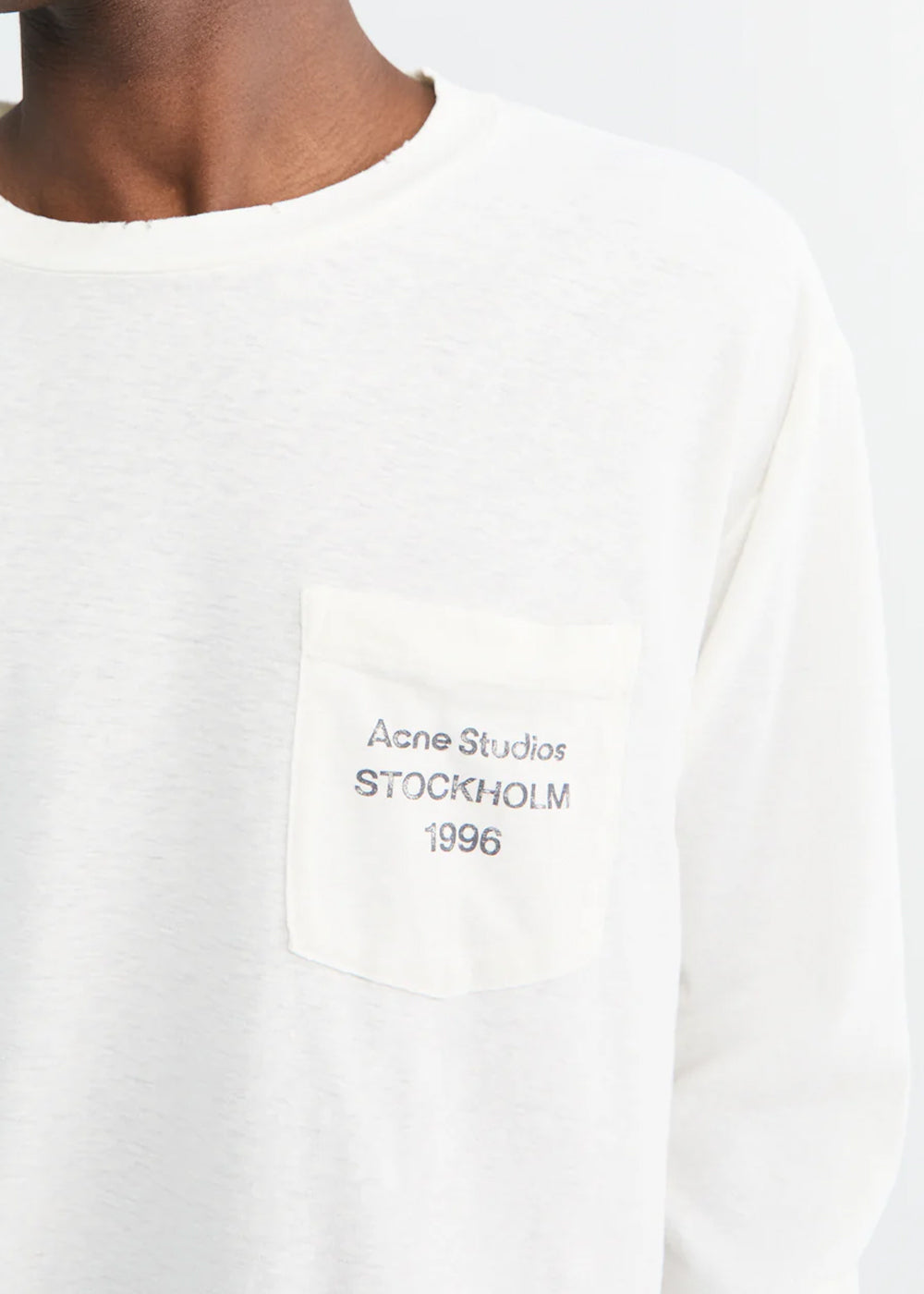 Оригінальна Optic White Edden Unisexs Small 1996 Acne studios – збільшений вид