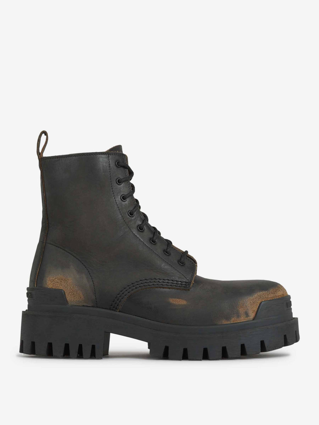 Strike Leather Boots Balenciaga оригінал – Купити в Україні – боковий вид