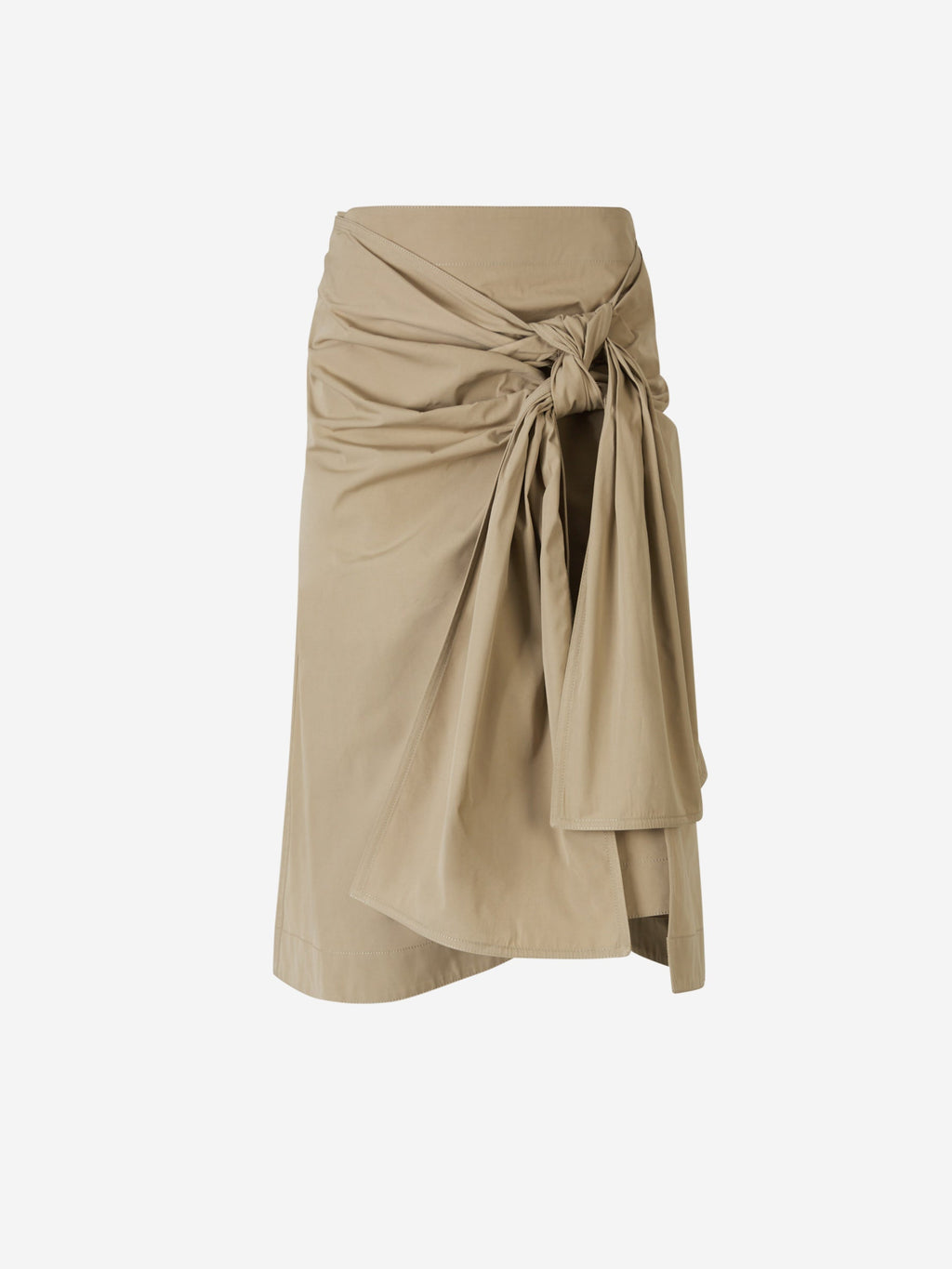 Оригінальна Draped MIDI Skirt Bottega veneta – боковий вид