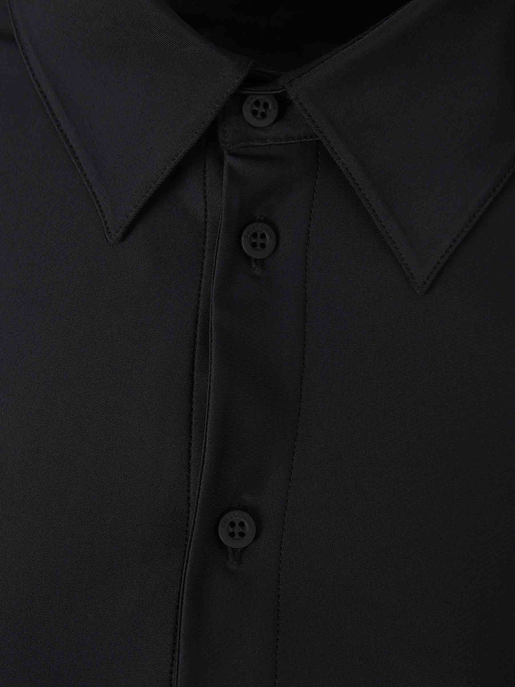Satin Blouse With Opening Balenciaga – Гарантія оригінальності – детальний вид