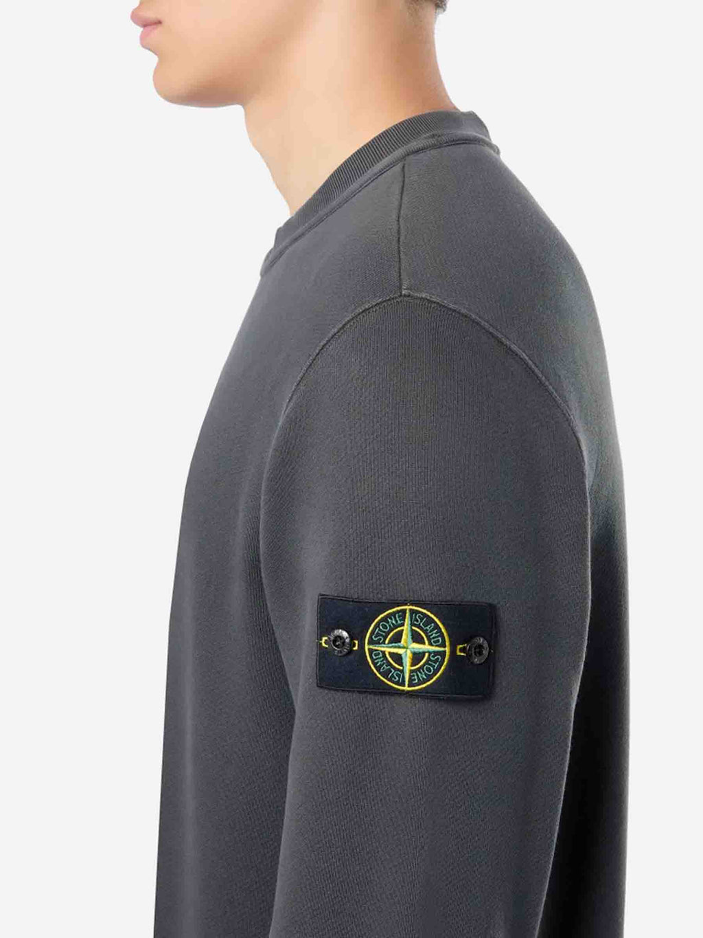 Cotton Logo Sweatshirt Stone island – Гарантія оригінальності – детальний вид