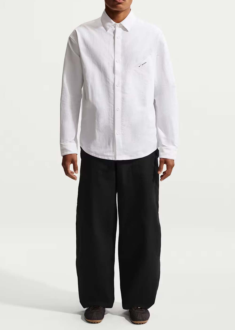 Оригінальна White Mens Long-Sleeve Shirt Nike – детальний вид