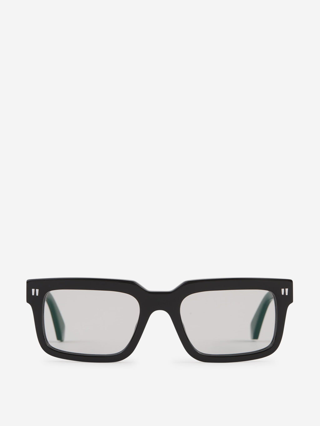 Оригінальна On2 Clip Rectangular Sunglasses Off-white – вид ззаду