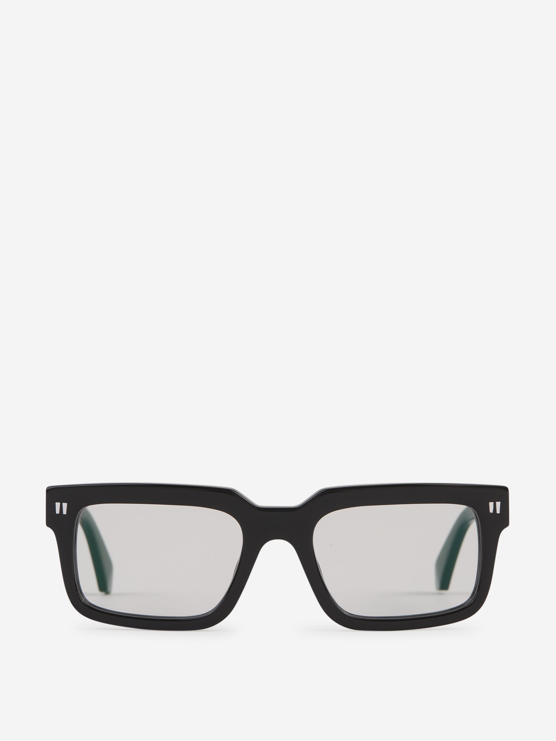 Оригінальна On2 Clip Rectangular Sunglasses Off-white – вид ззаду