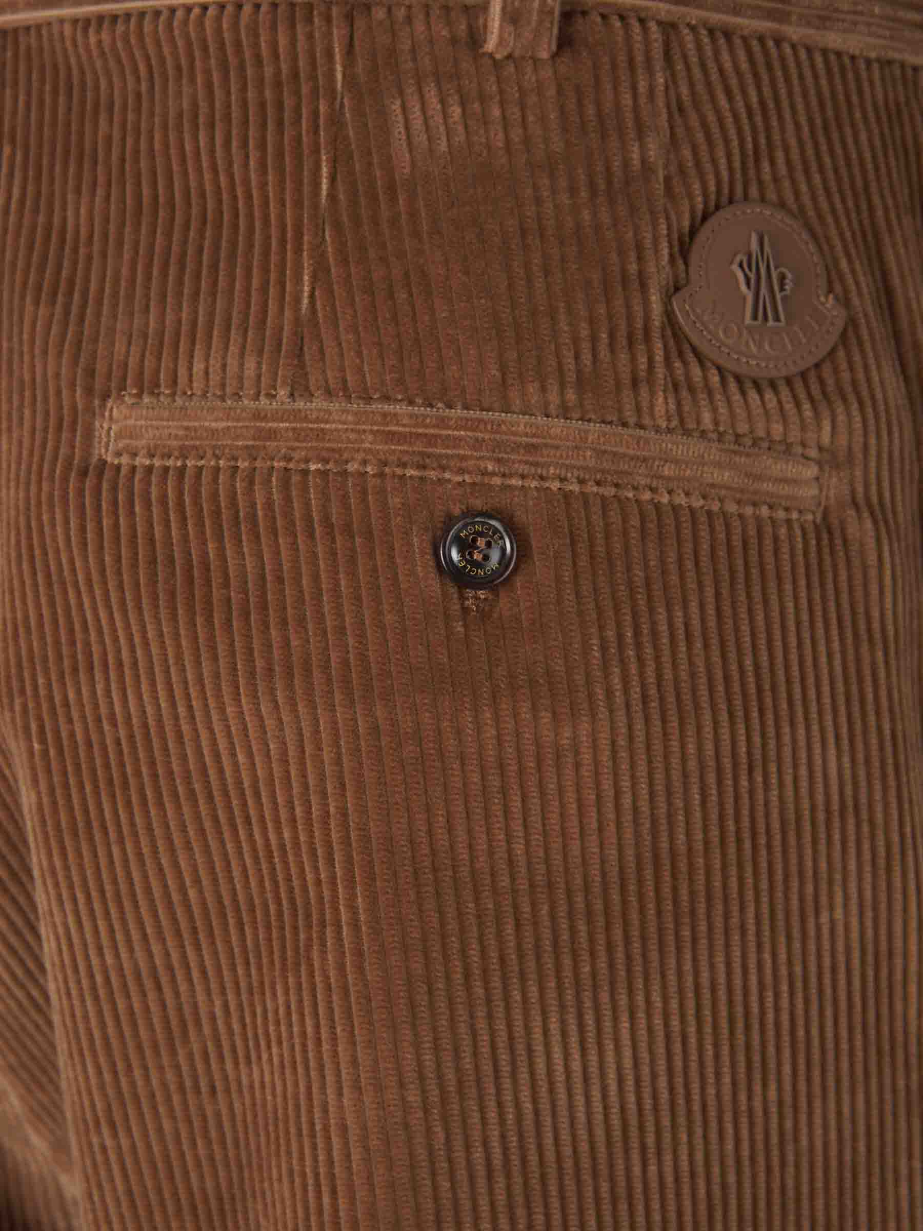 Оригінальна Casual Corduroy Trousers Moncler – збільшений вид - MONCLER