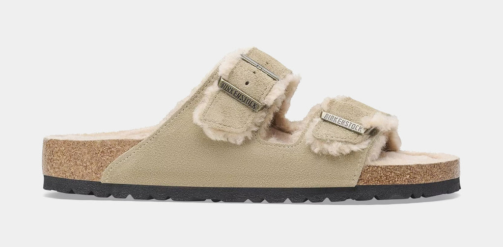 Оригінальна Arizona Shearling Womens Sandals Birkenstock – боковий вид