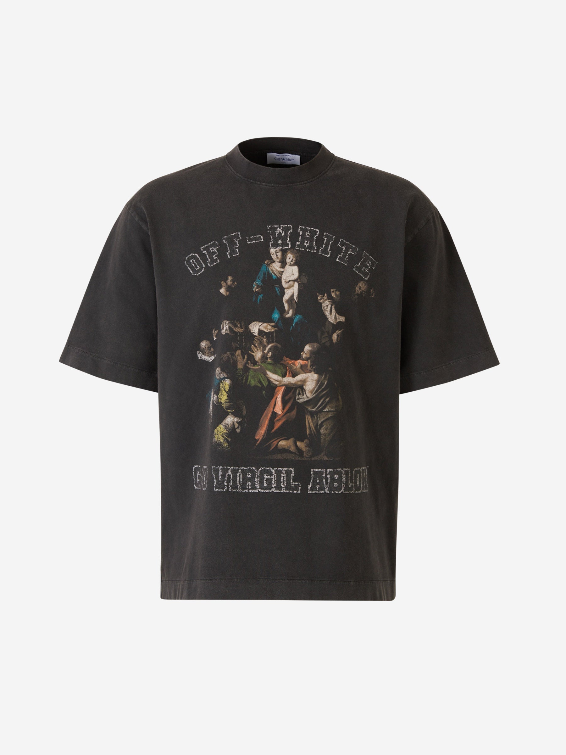 Mary Skate Cotton T-Shirt Off-white оригінал – Купити в Україні – боковий вид