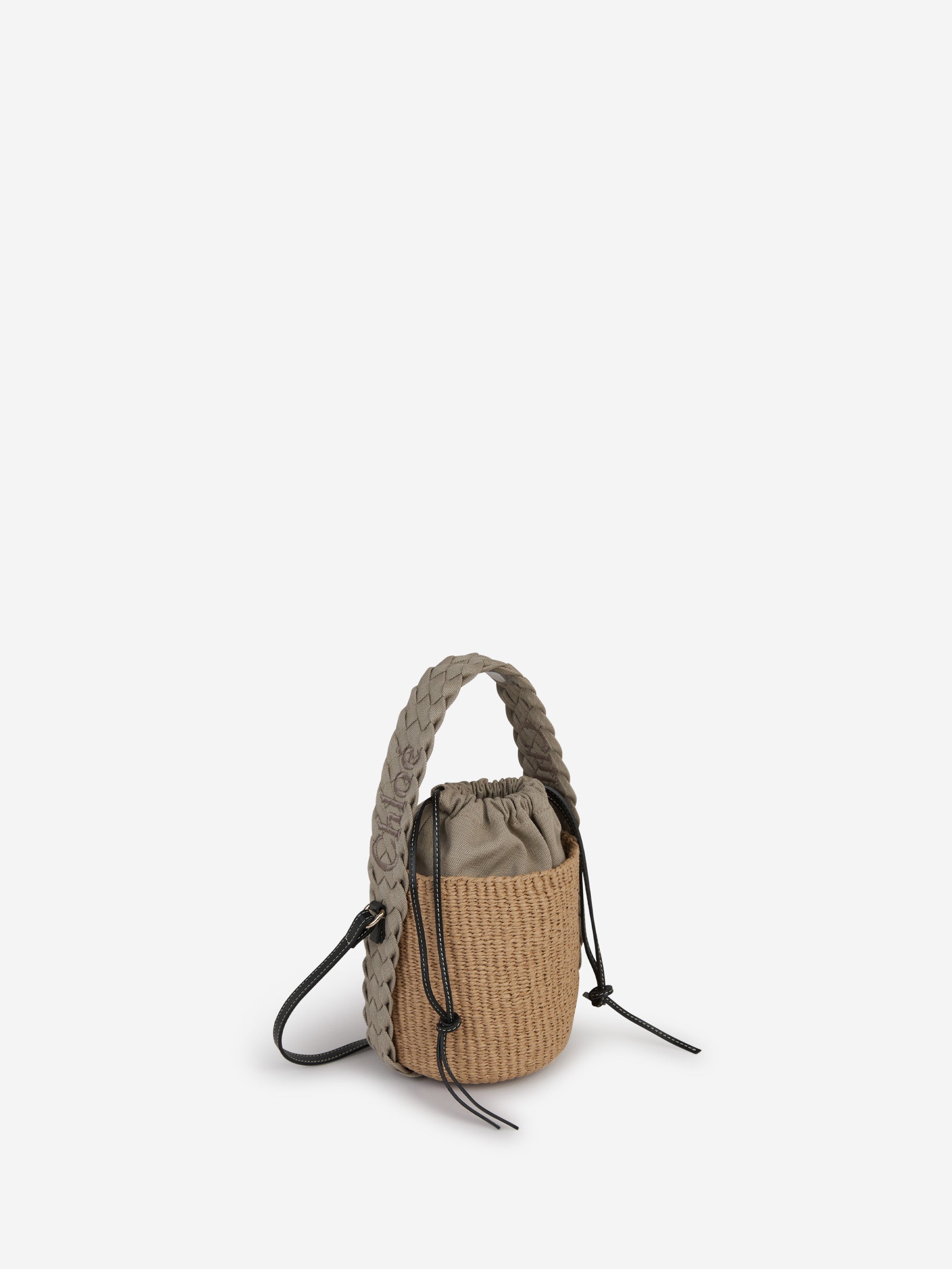 Оригінальна Raffia Mini Woody Bag Chloe – вид ззаду