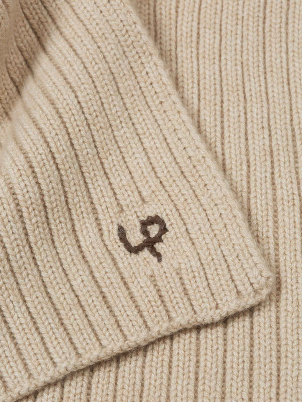 Cashmere Logo Scarf Loro piana – Гарантія оригінальності – вид ззаду