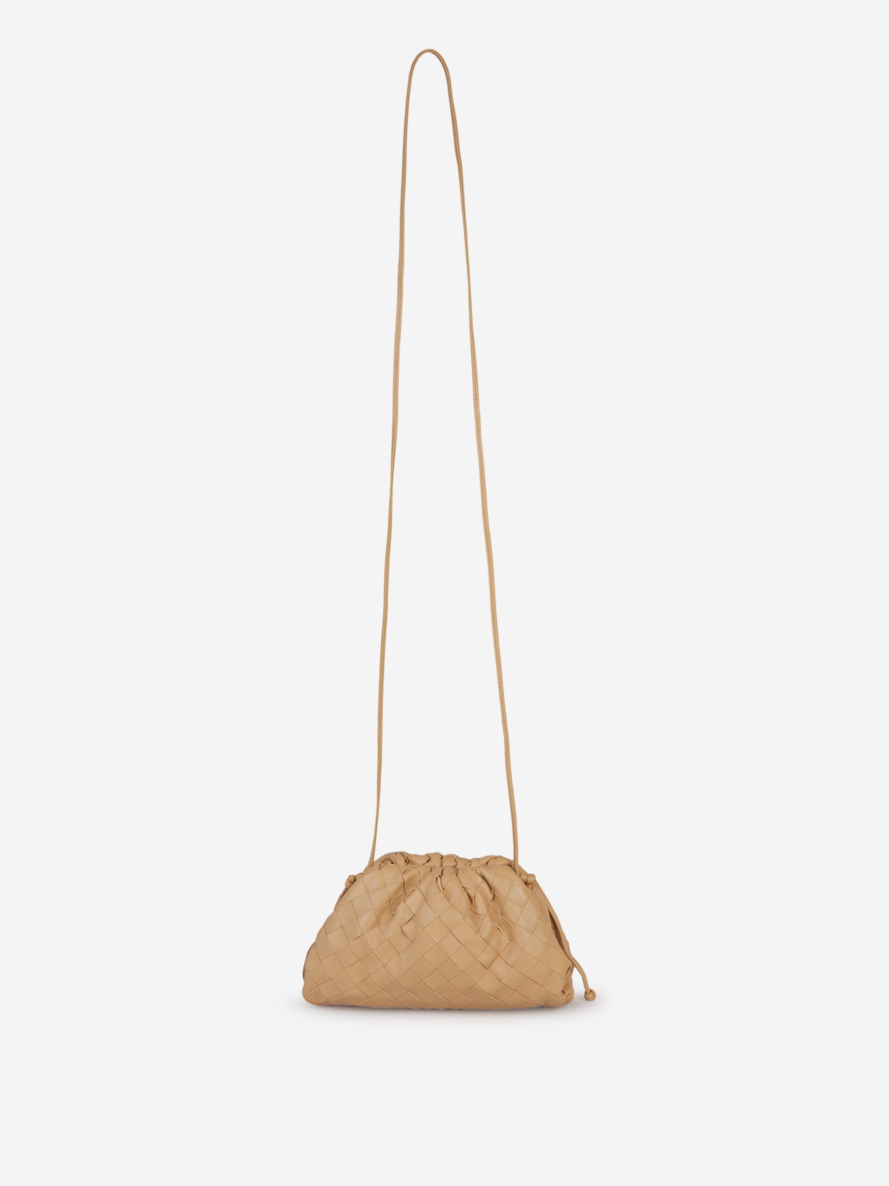 Mini Pouch Clutch Bag Bottega veneta – Гарантія оригінальності – боковий вид
