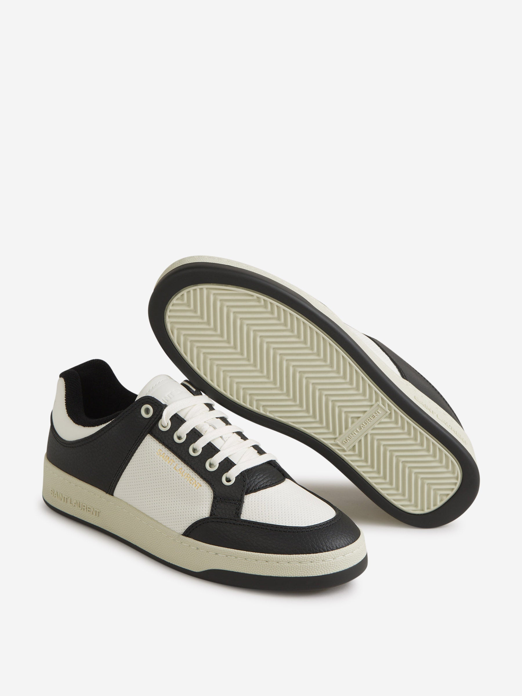 Logo Leather Sneakers Saint laurent оригінал – Купити в Україні – збільшений вид