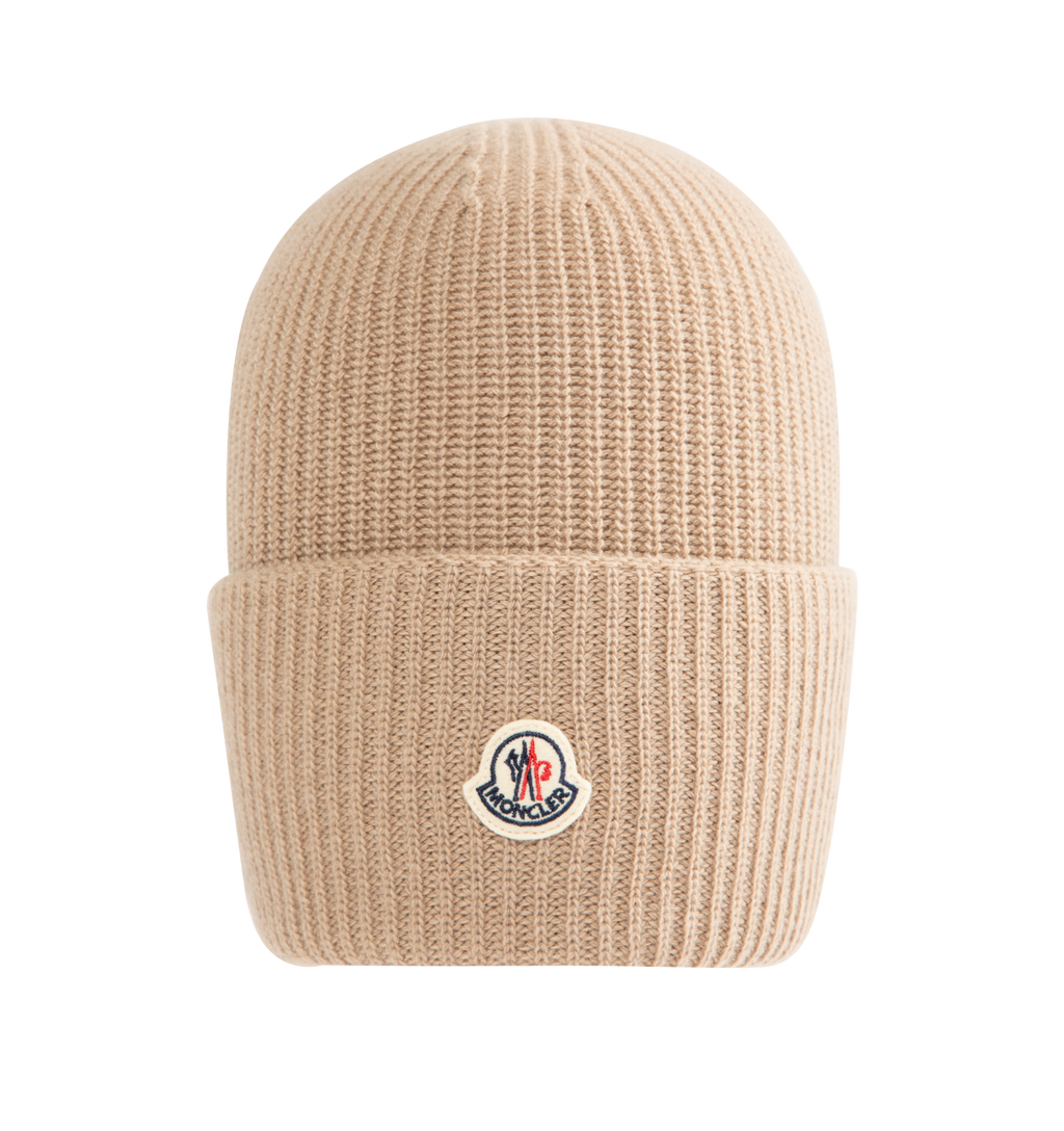 Wool Beanie Moncler – Гарантія оригінальності – боковий вид