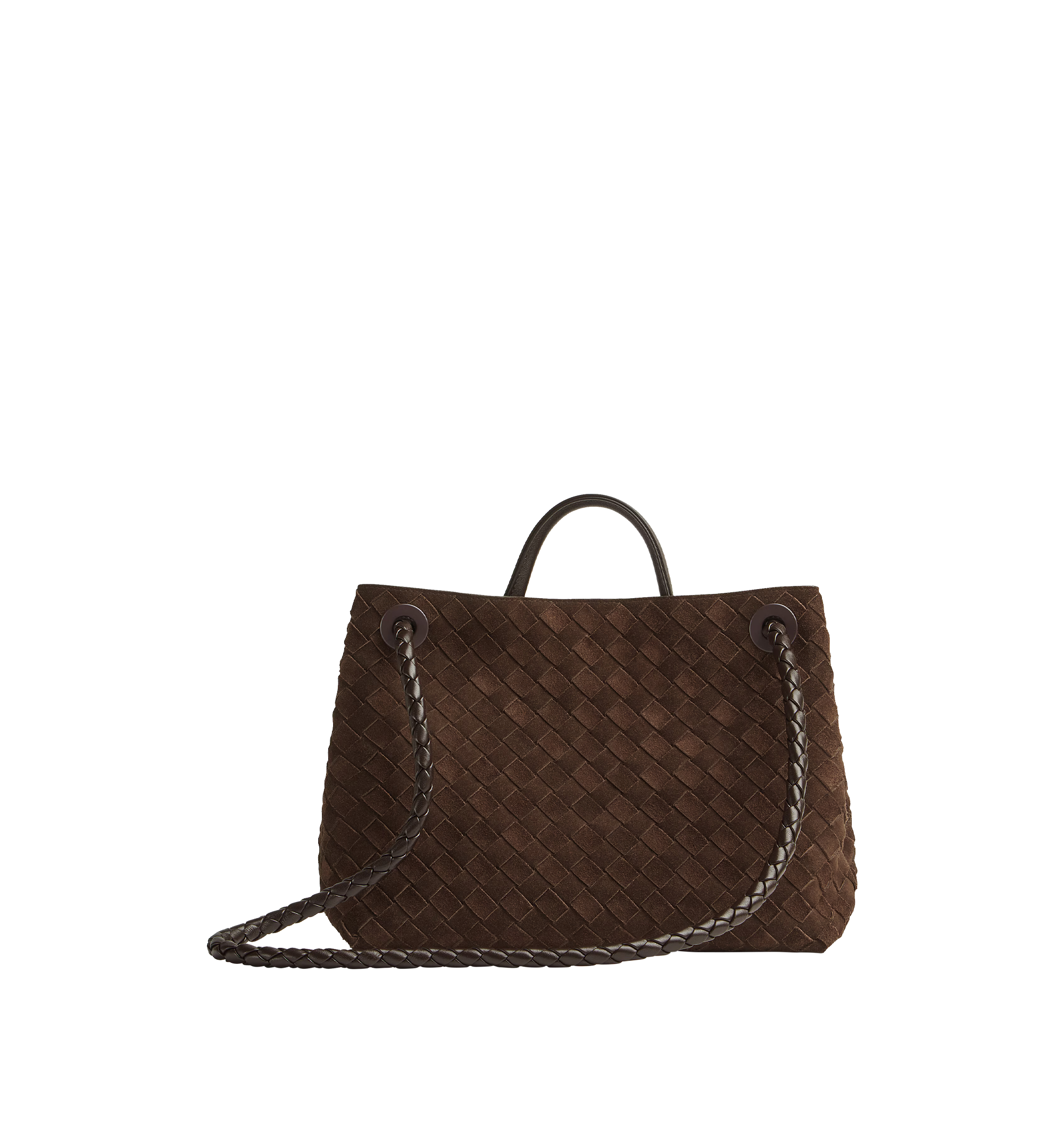Medium Andiamo Bag Bottega veneta – Гарантія оригінальності – вид ззаду