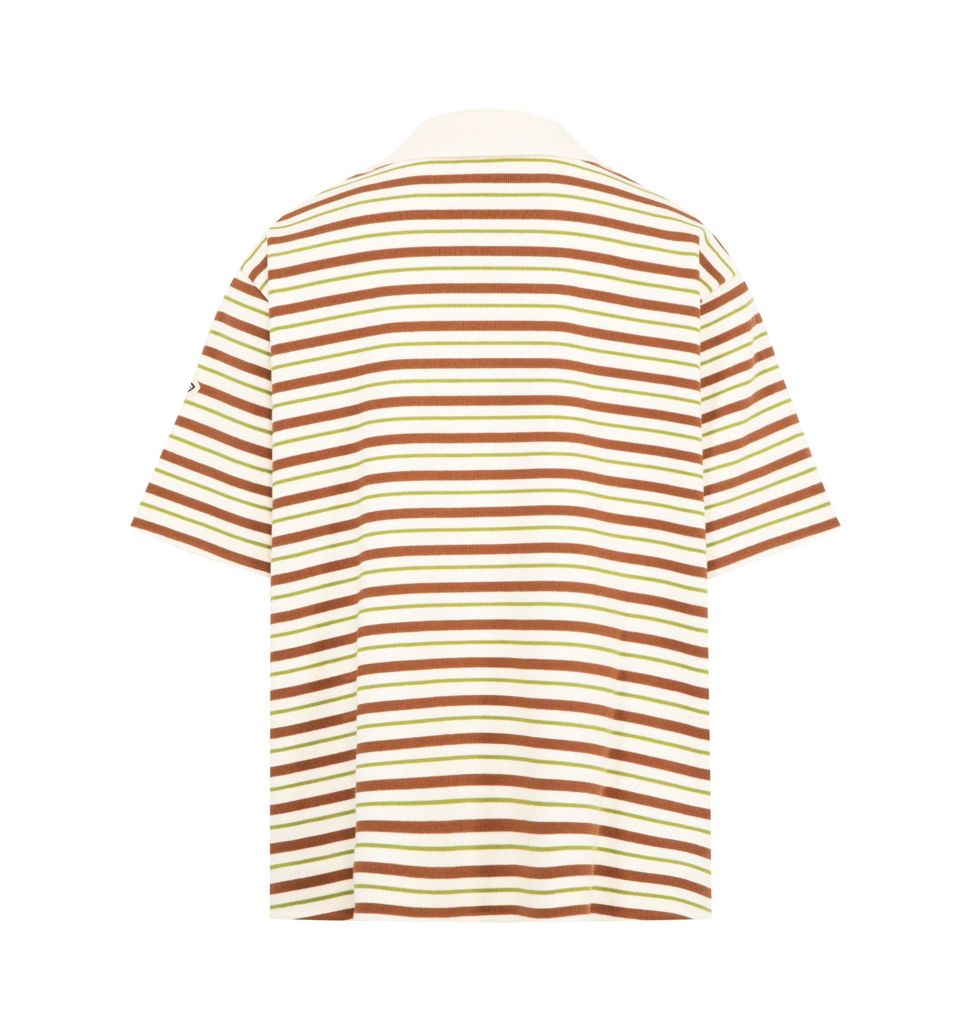 Оригінальна Striped Polo Shirt Moncler – вид ззаду
