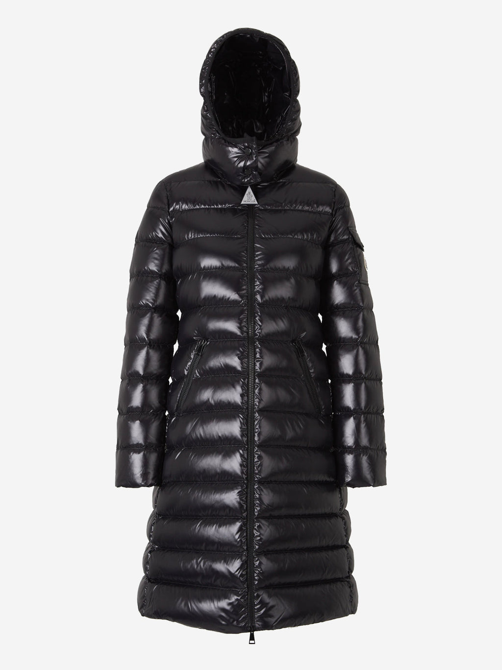 Mocha Quilted Jacket Moncler оригінал – Купити в Україні – боковий вид