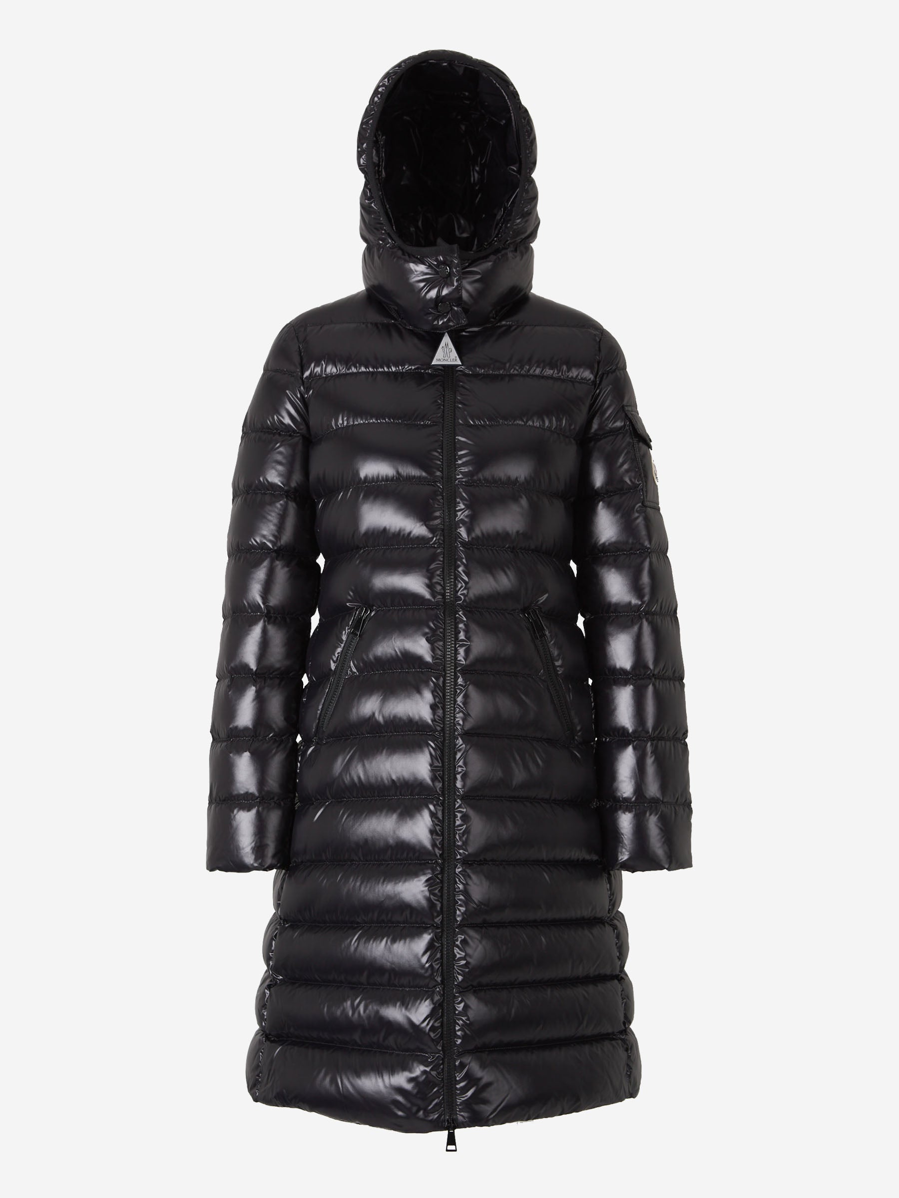 Mocha Quilted Jacket Moncler оригінал – Купити в Україні – боковий вид