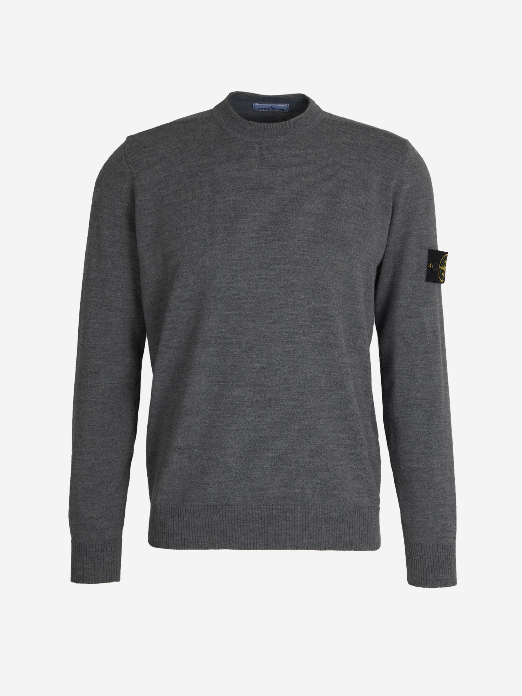 Logo Wool Sweater Stone island оригінал – Купити в Україні – боковий вид - STONE ISLAND