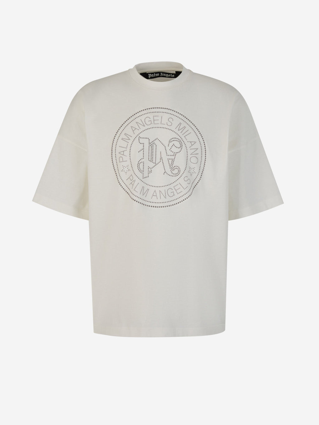 Оригінальна Printed Cotton T-Shirt Palm angels – боковий вид