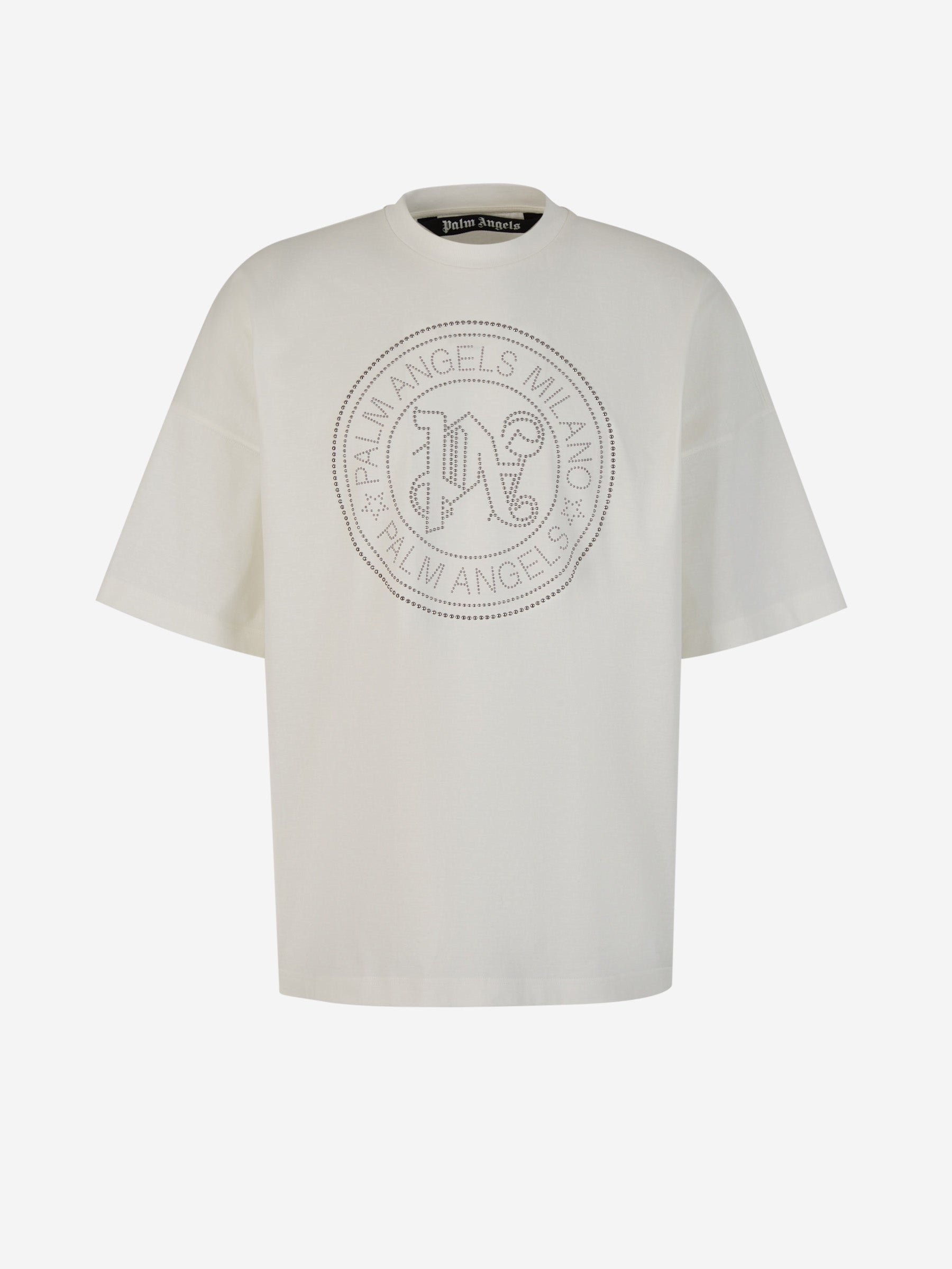 Оригінальна Printed Cotton T-Shirt Palm angels – боковий вид