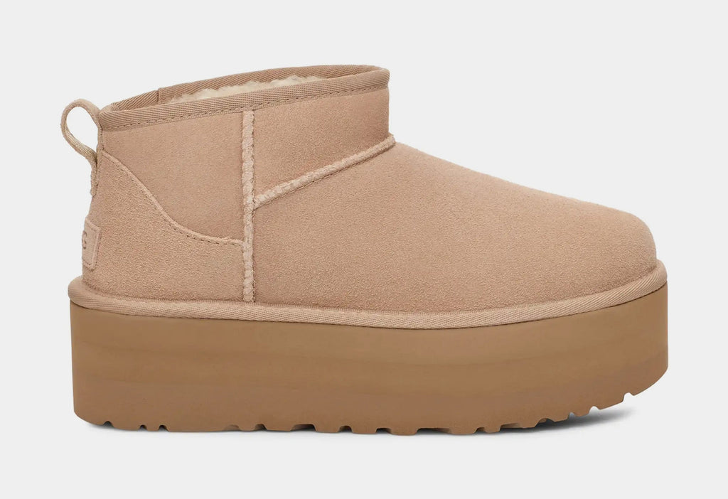 Classic Ultra Mini Platform Womens Boots Ugg оригінал – Купити в Україні – боковий вид