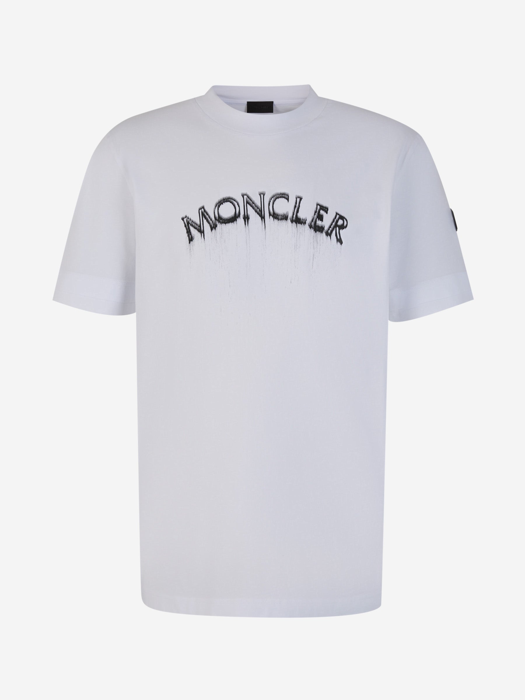 Оригінальна Cotton Printed T-Shirt Moncler – боковий вид