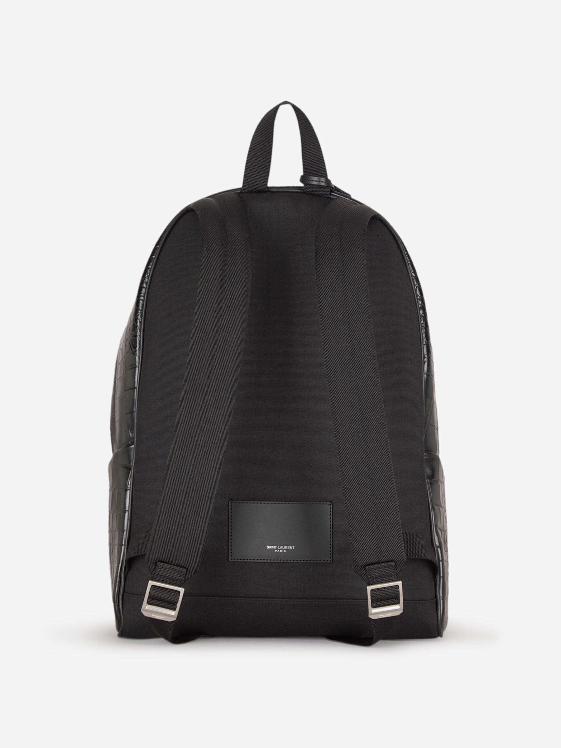 City Leather Backpack Saint laurent – Гарантія оригінальності – детальний вид