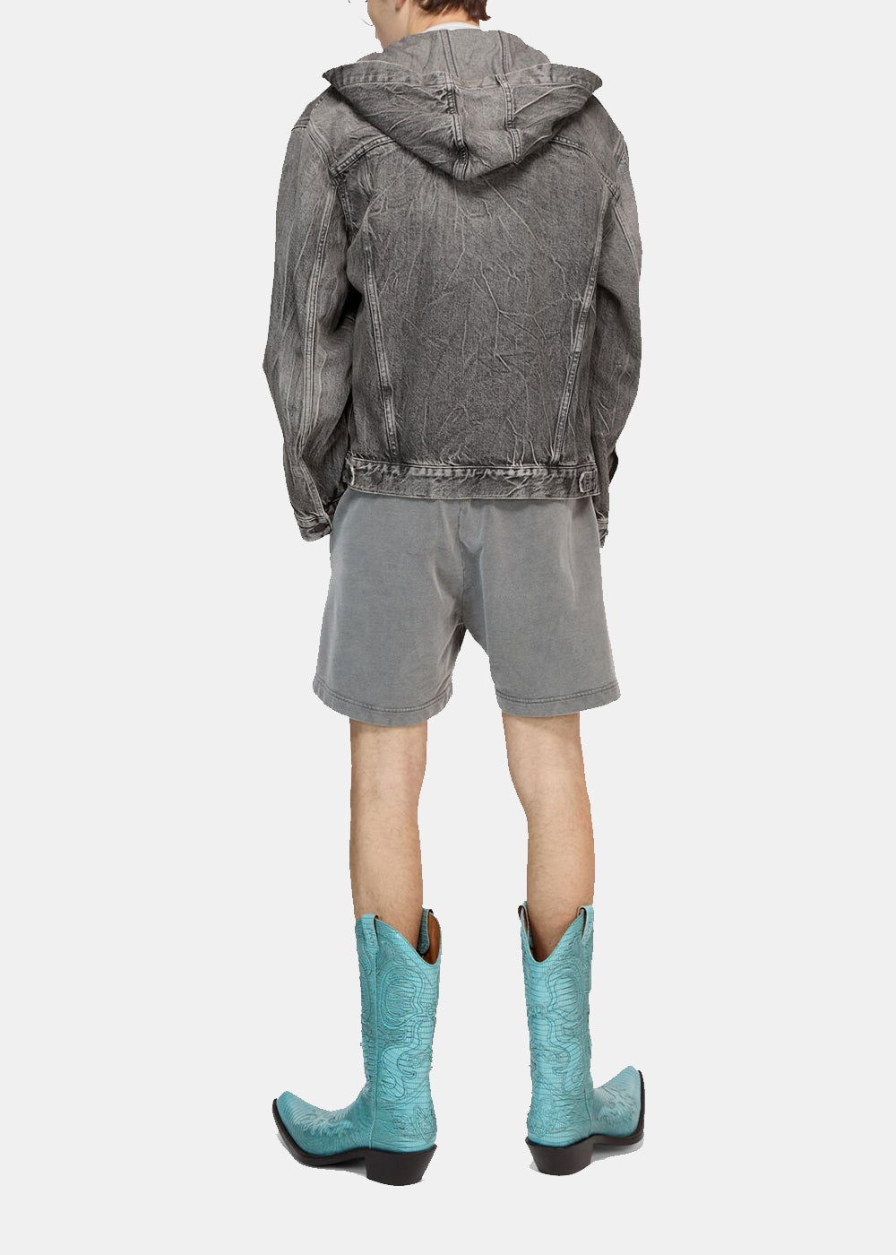 Black Hooded Denim Jacket Acne studios оригінал – Купити в Україні – збільшений вид