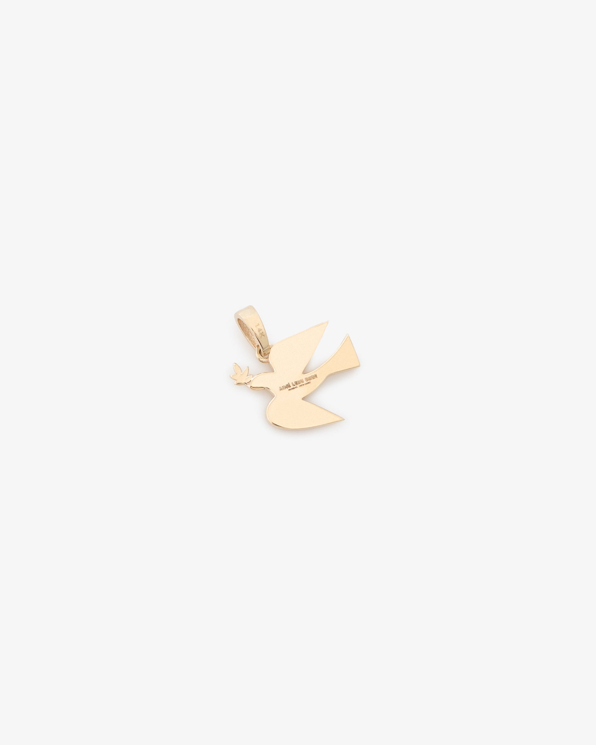Оригінальна 14kt Gold Dove Pendant Aime leon dore – детальний вид