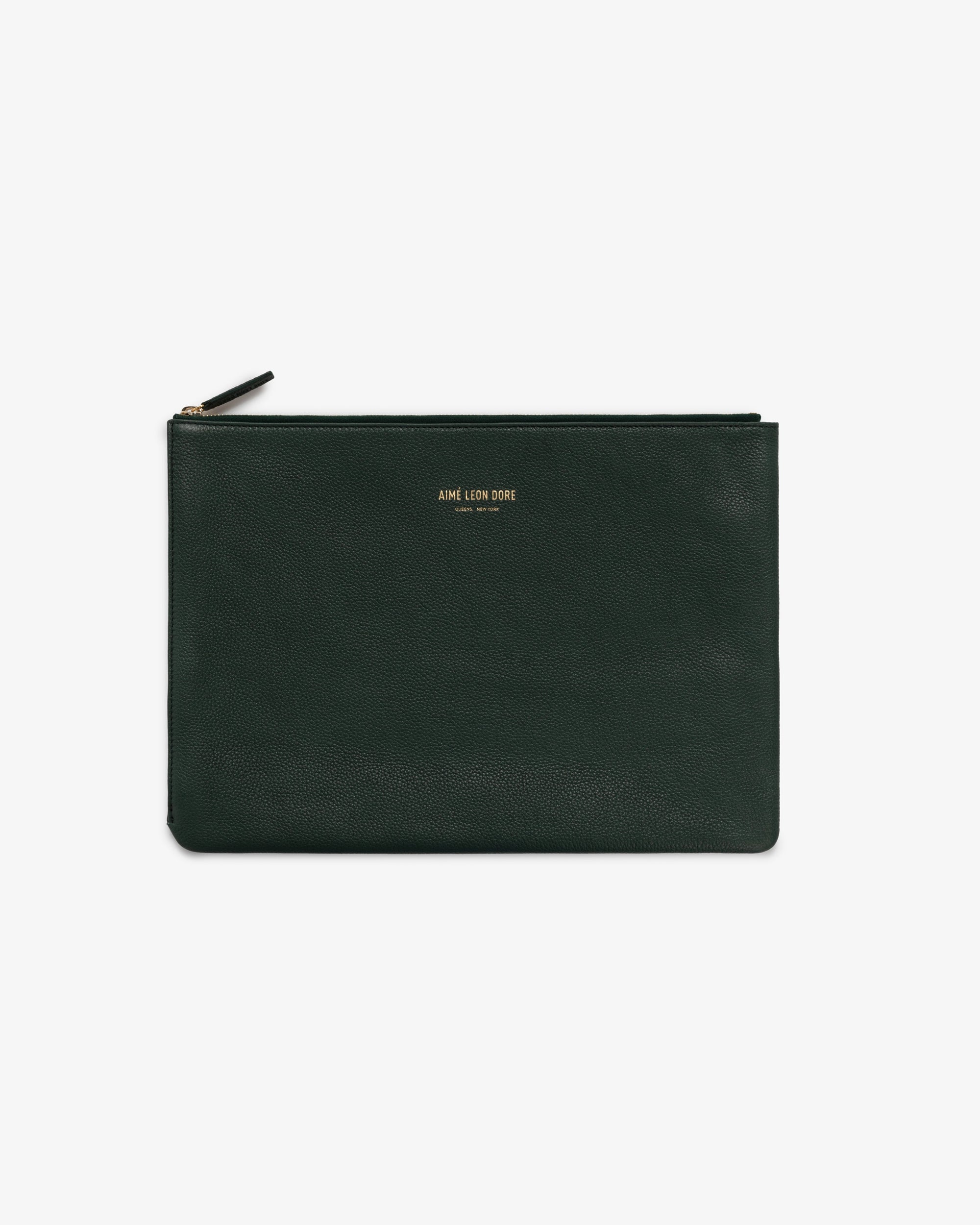 Оригінальна Medium Leather Pouch Aime leon dore – вид ззаду