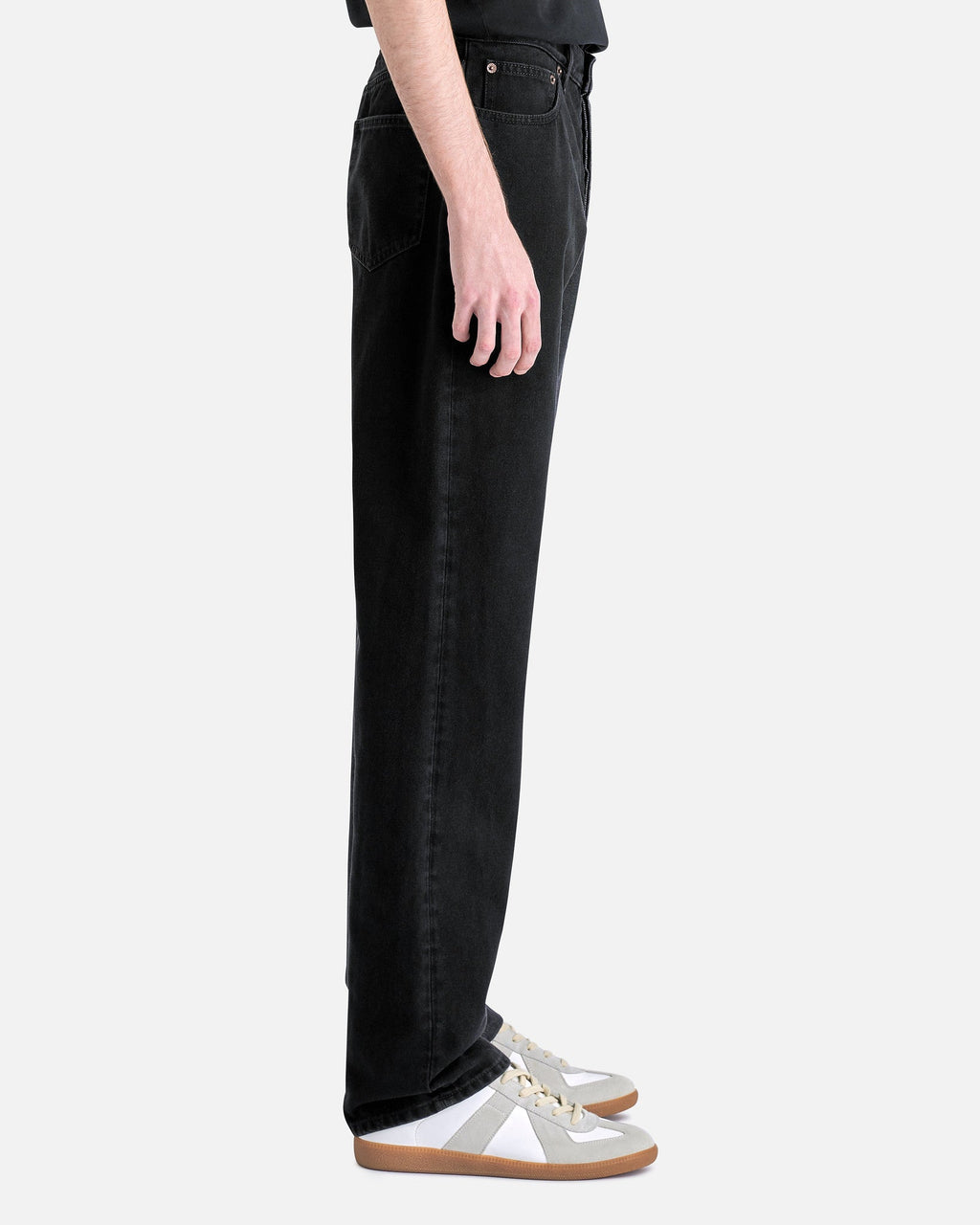 5-Pocket Denim Trousers In Black Maison margiela оригінал – Купити в Україні – вид ззаду