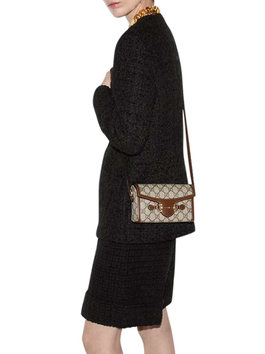 Оригінальна Horsebit 1955 Mini Bag Gucci – детальний вид