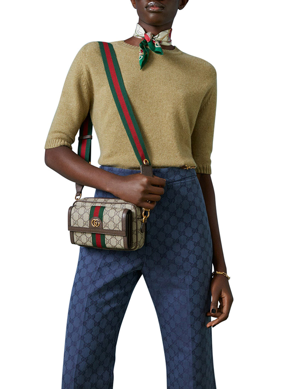 Оригінальна Ophidia Mini Bag Gg Gucci – вид ззаду
