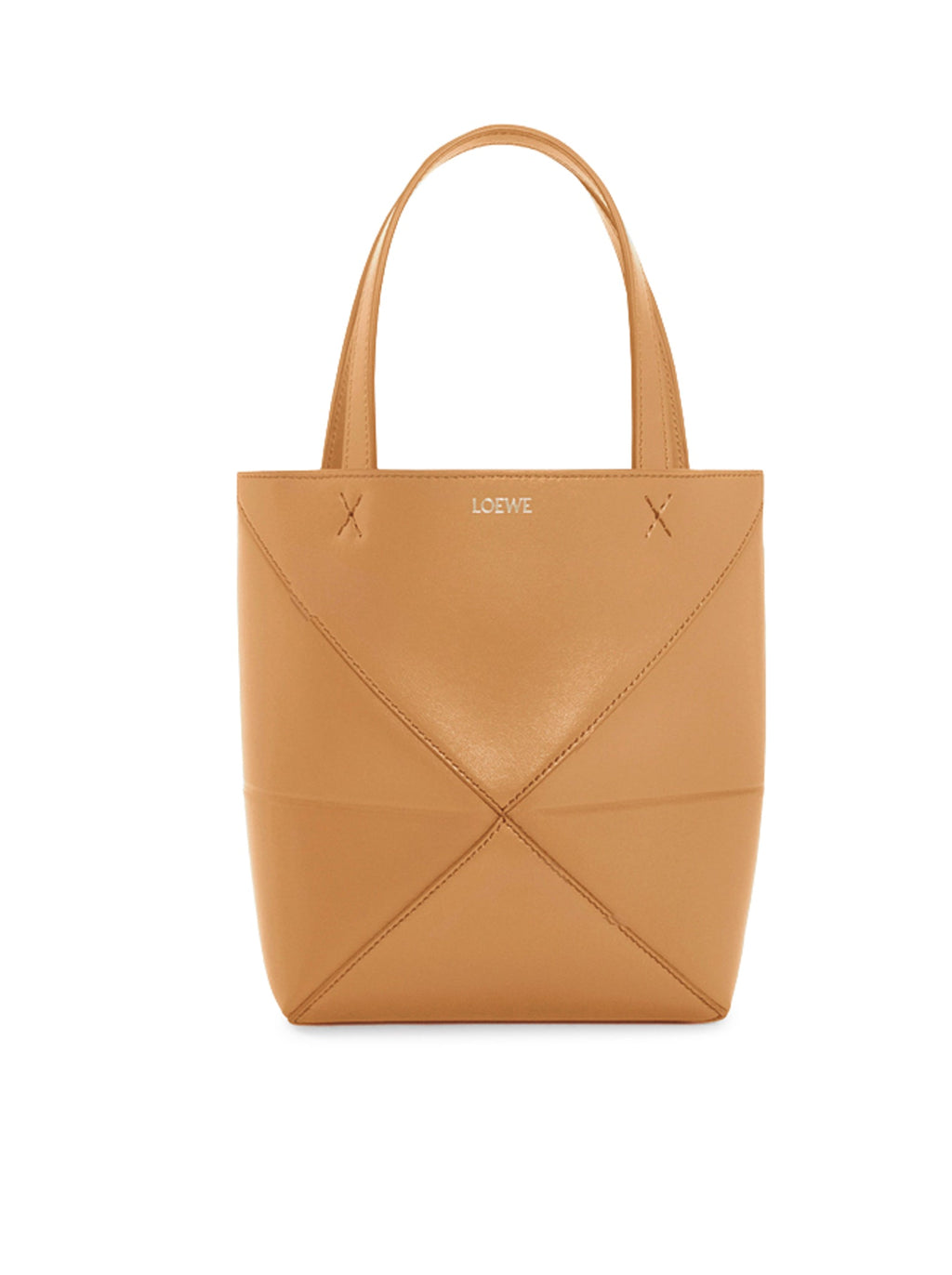 Puzzle Fold Tote Bag In Polished Calfskin Loewe оригінал – Купити в Україні – боковий вид