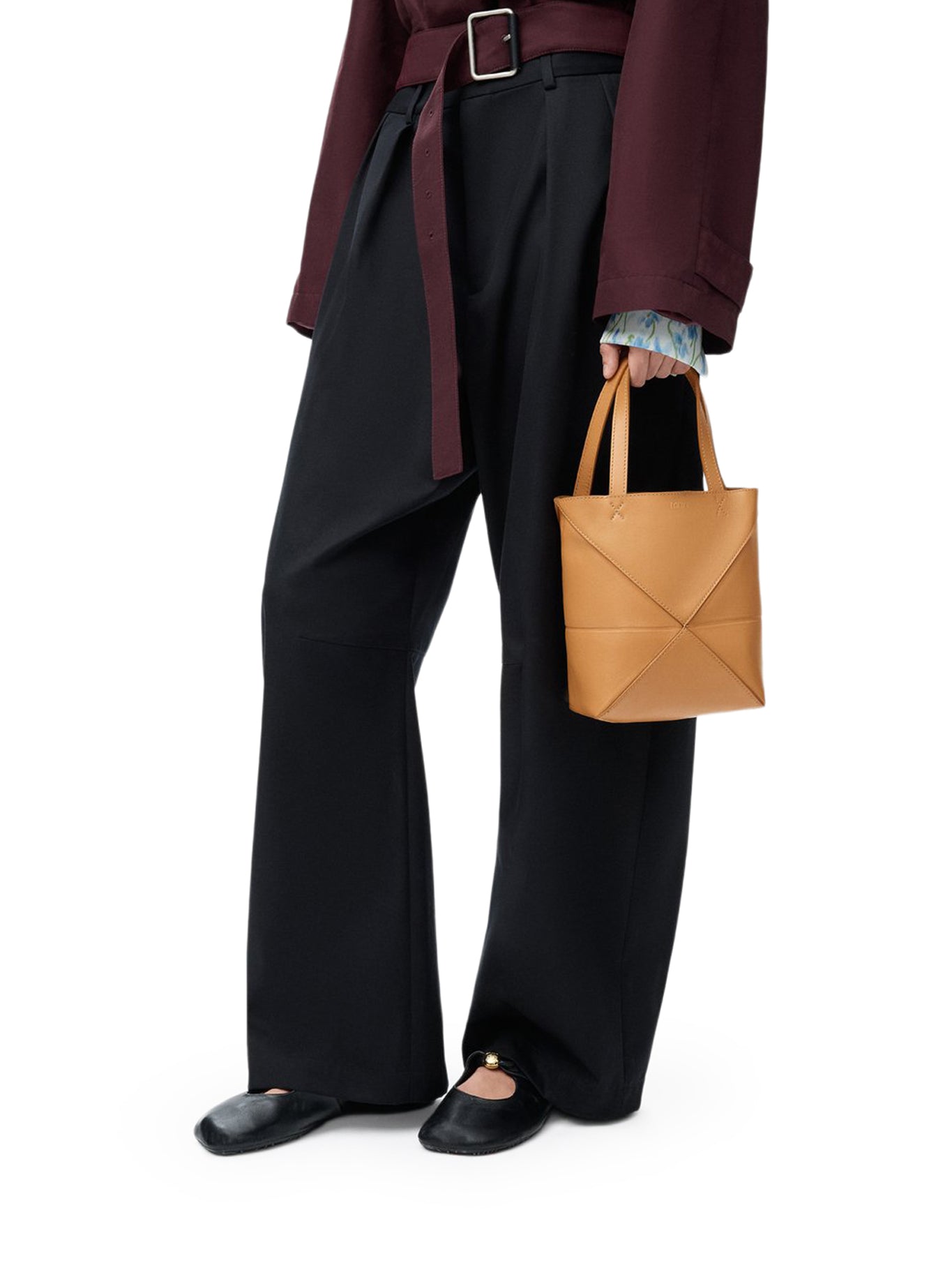 Puzzle Fold Tote Bag In Polished Calfskin Loewe оригінал – Купити в Україні – детальний вид
