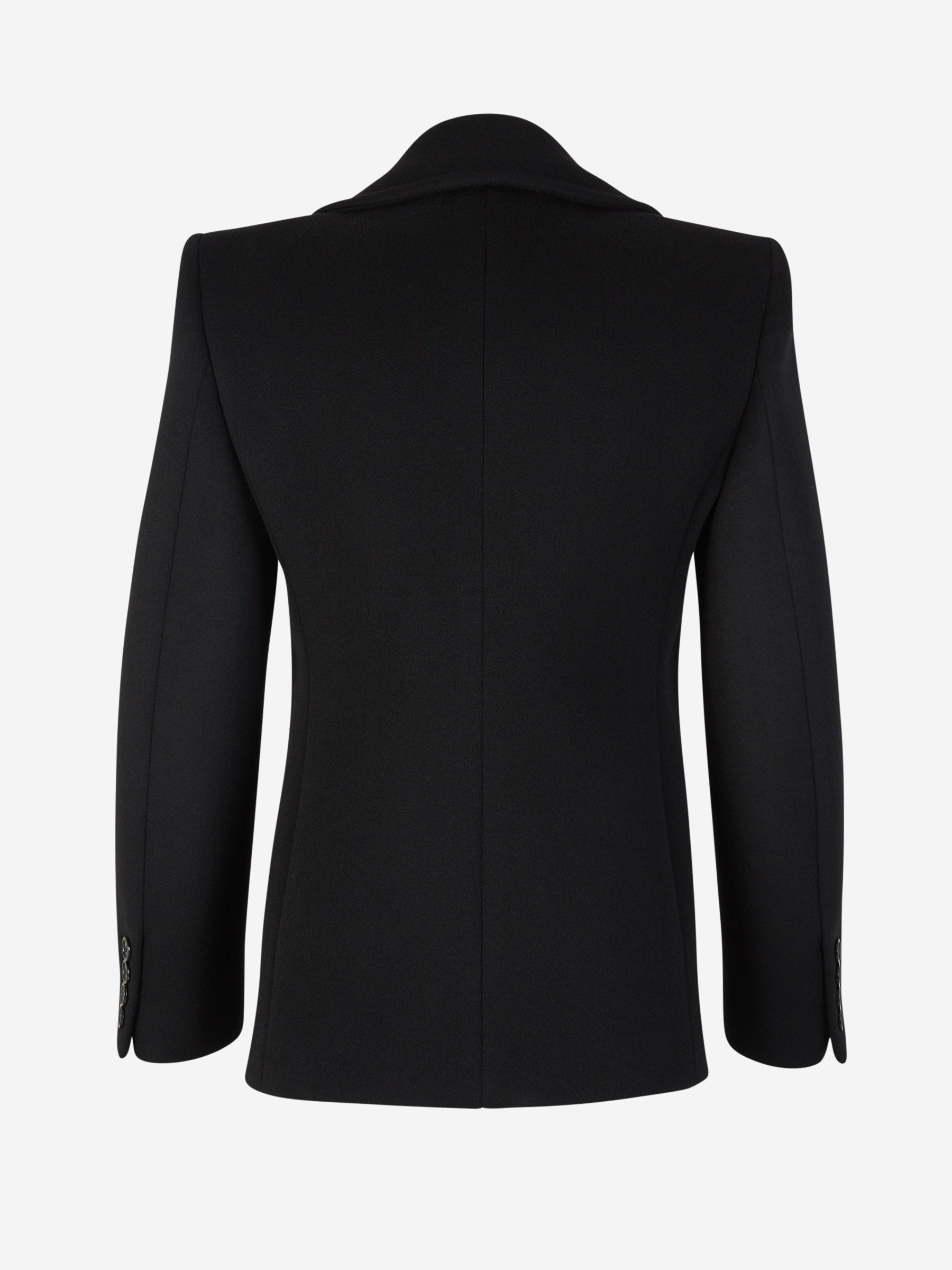 Wrap Wool Coat Saint laurent – Гарантія оригінальності – вид ззаду