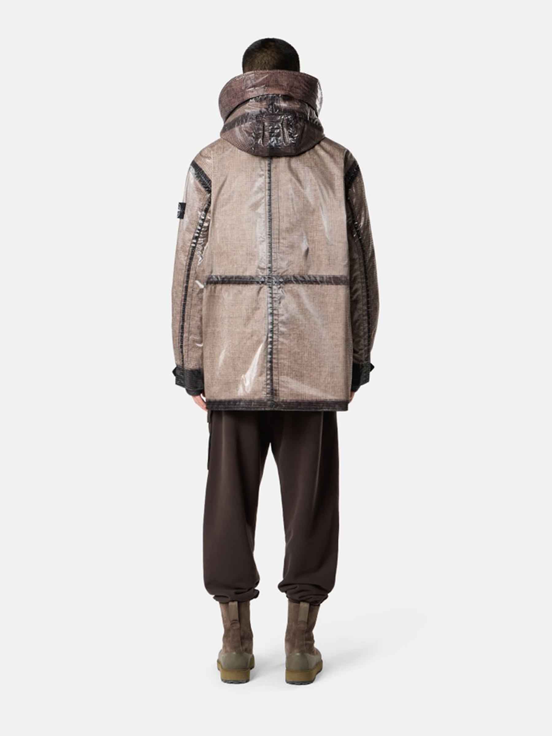 Оригінальна Prismatic Hooded Parka Stone island – детальний вид