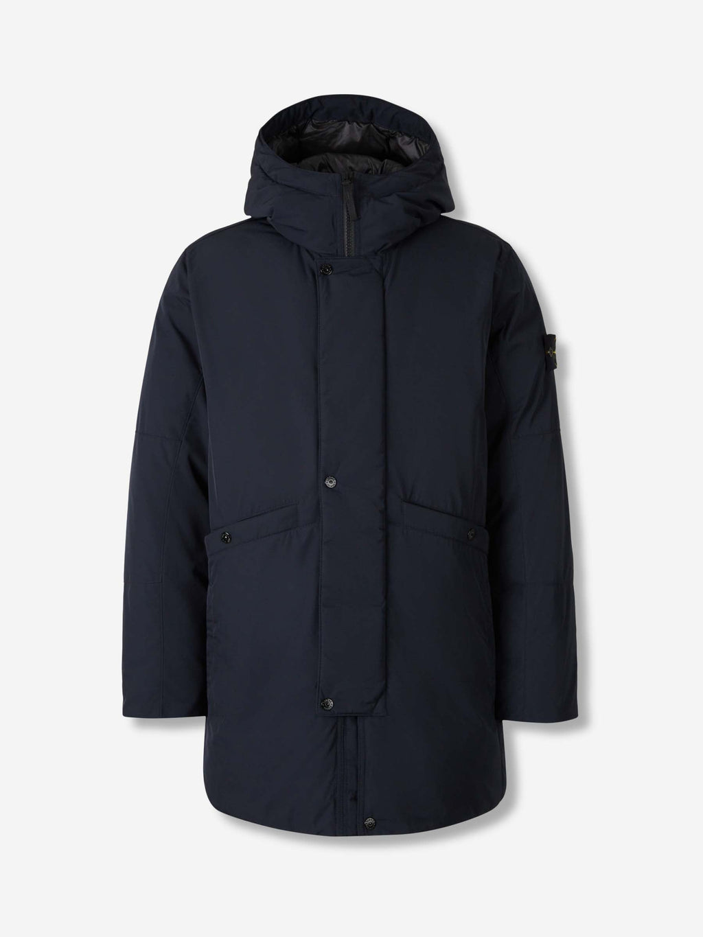 Long Puffer Hood Stone island оригінал – Купити в Україні – боковий вид