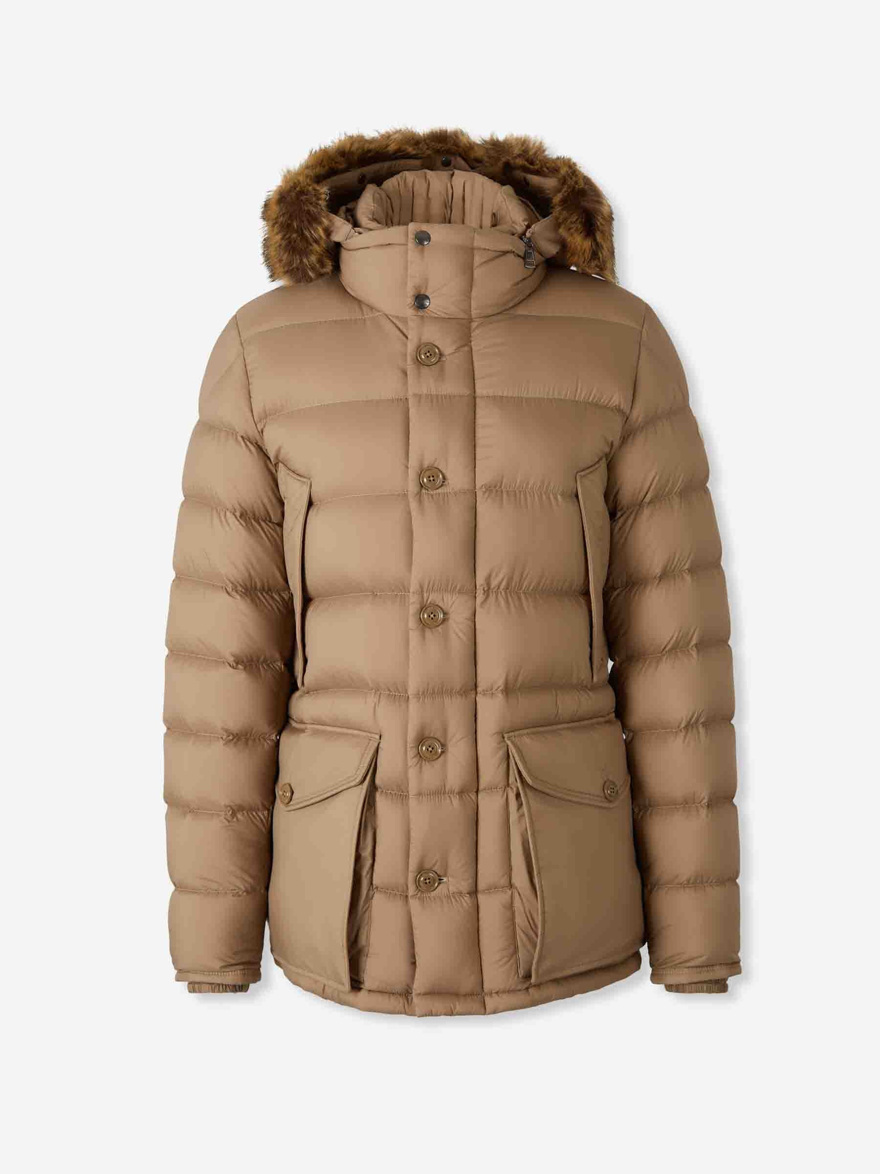Long Down Jacket Clunye Moncler – Гарантія оригінальності – боковий вид