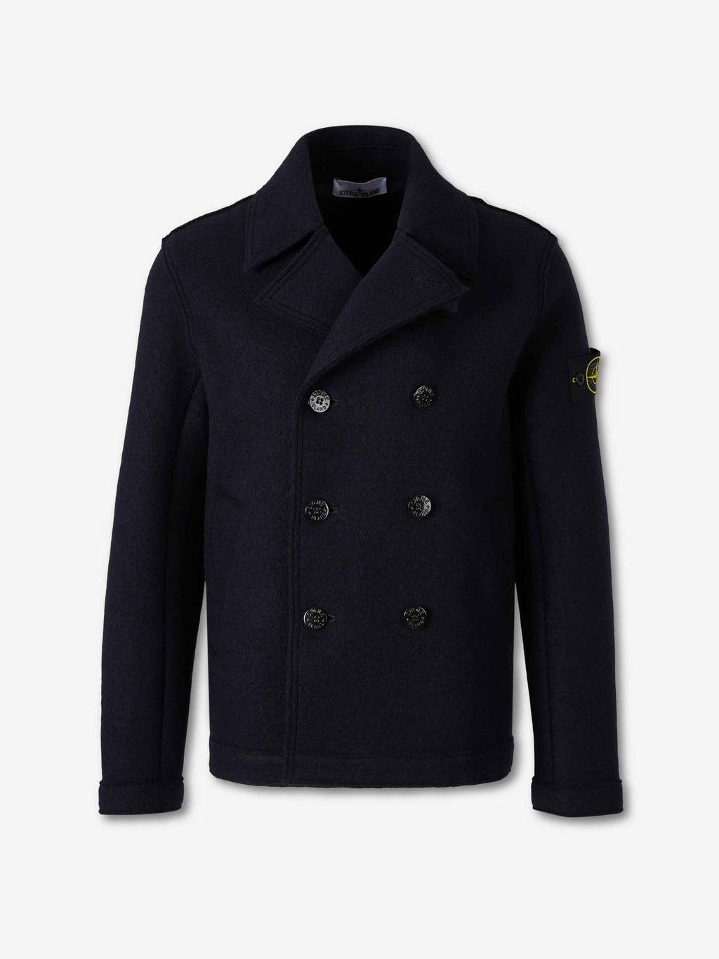 Short Wool Coat Stone island оригінал – Купити в Україні – боковий вид