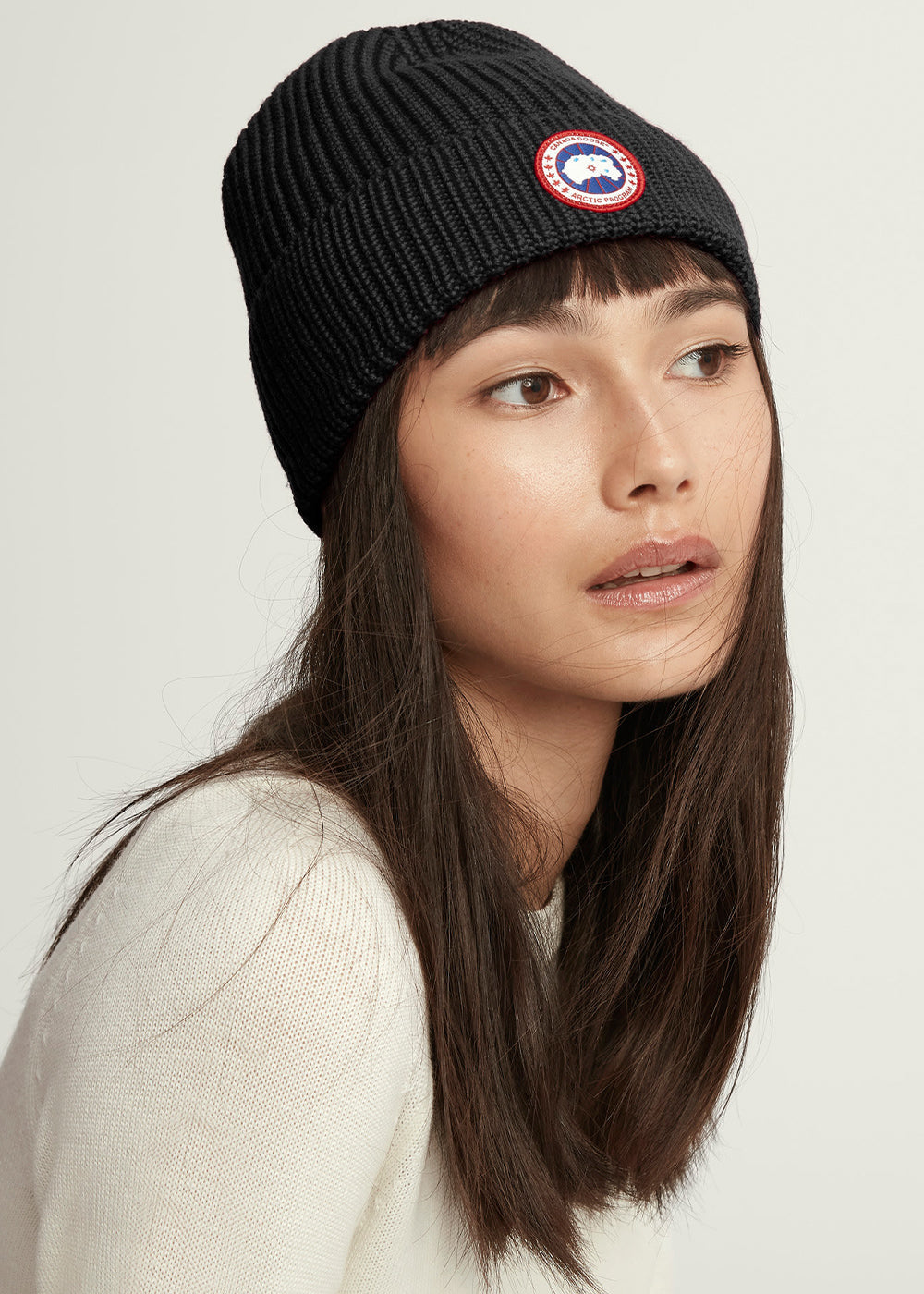 Black Arctic Disc Rib Toque Canada goose – Гарантія оригінальності – вид ззаду